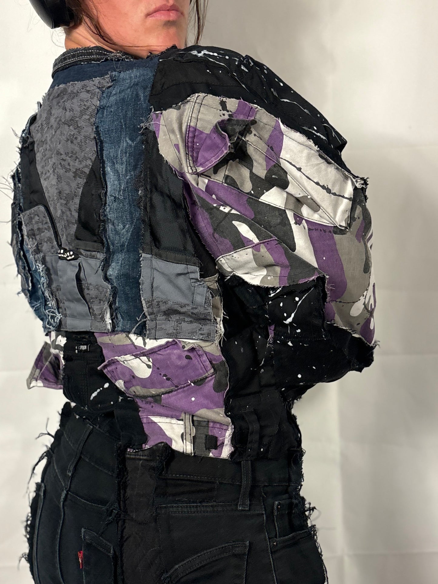 EXTRA OVERSIZE PATCHED SPG JACKET