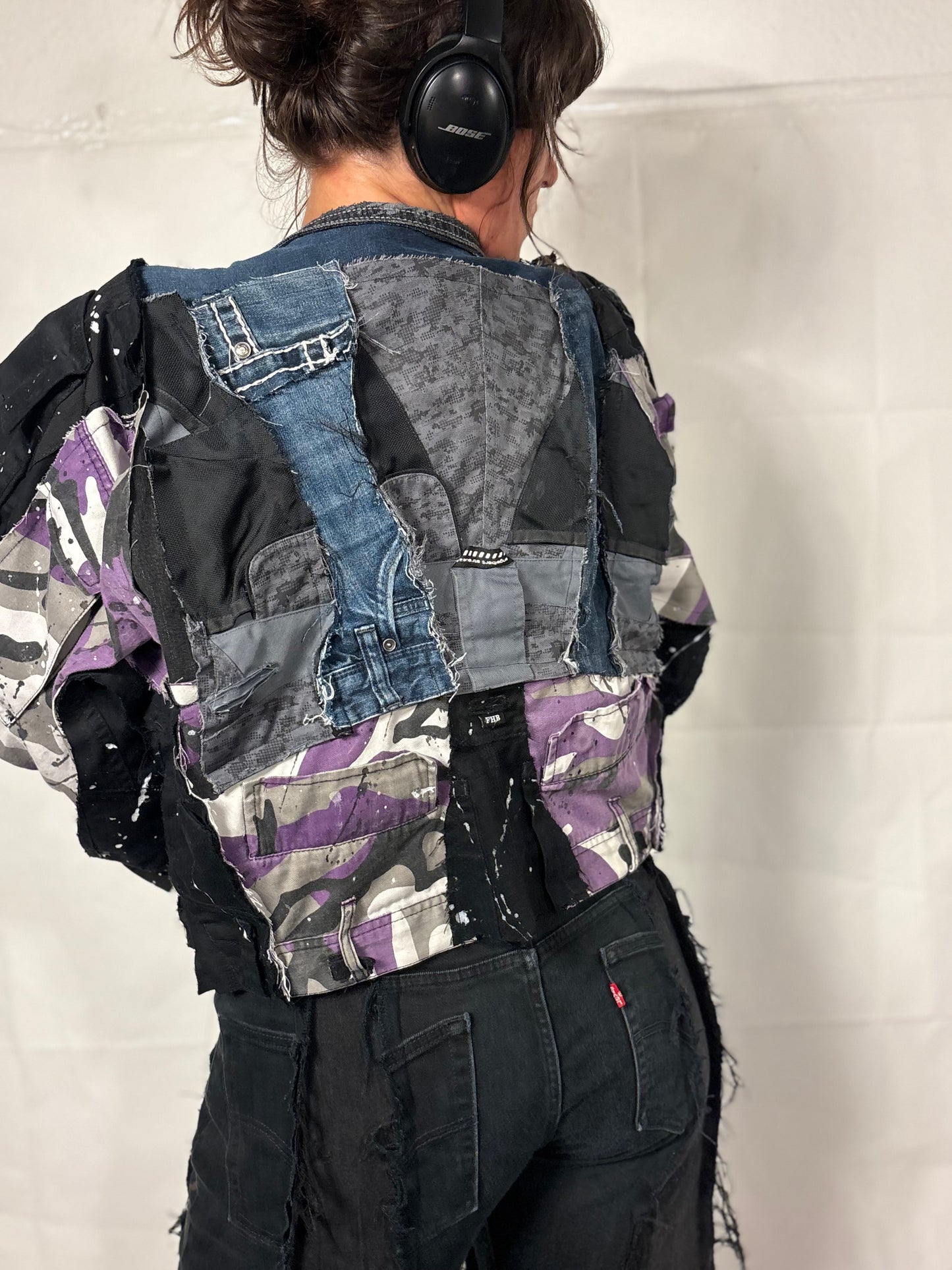 EXTRA OVERSIZE PATCHED SPG JACKET
