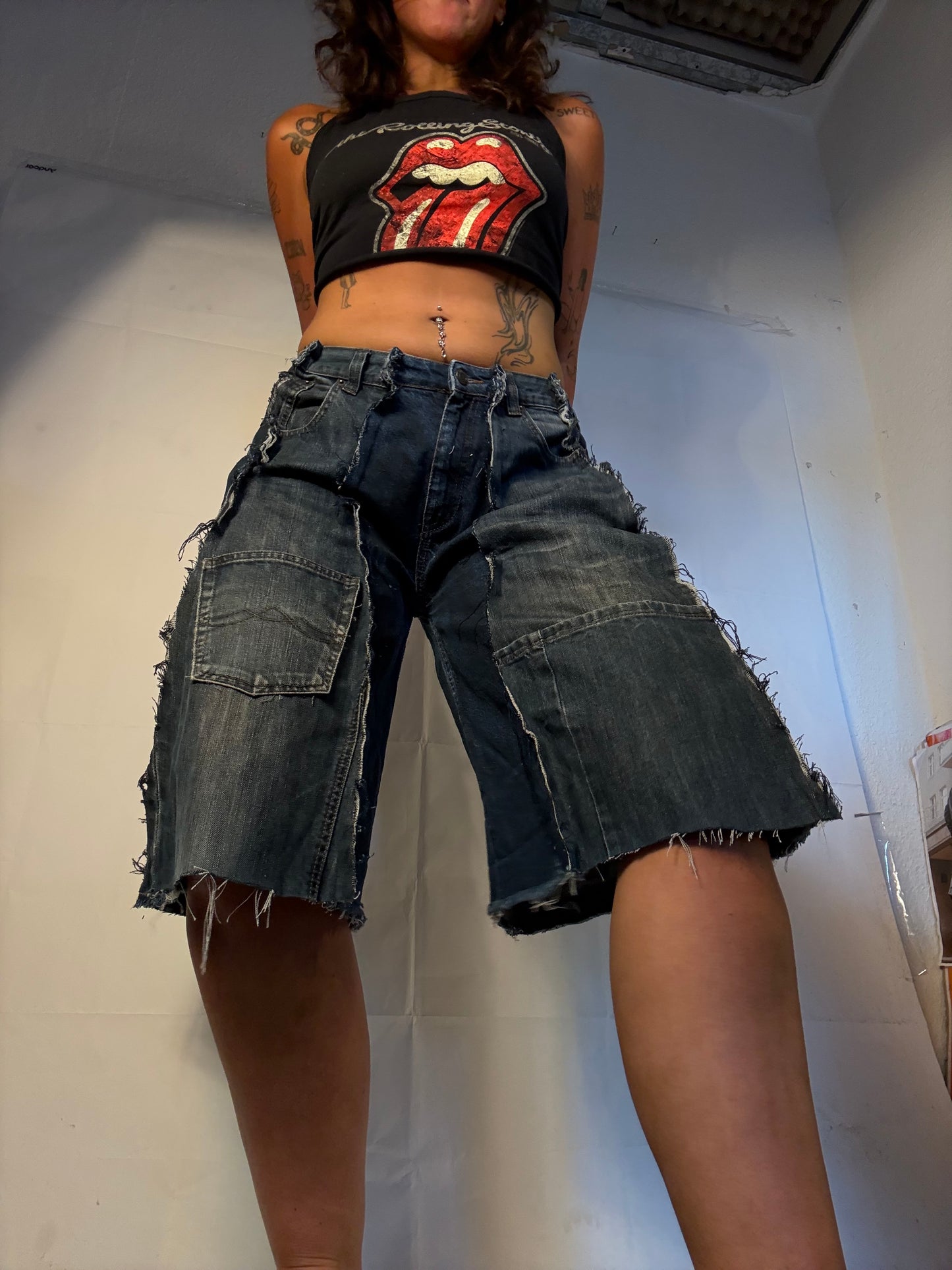 DARK DENIM SPG JORTS