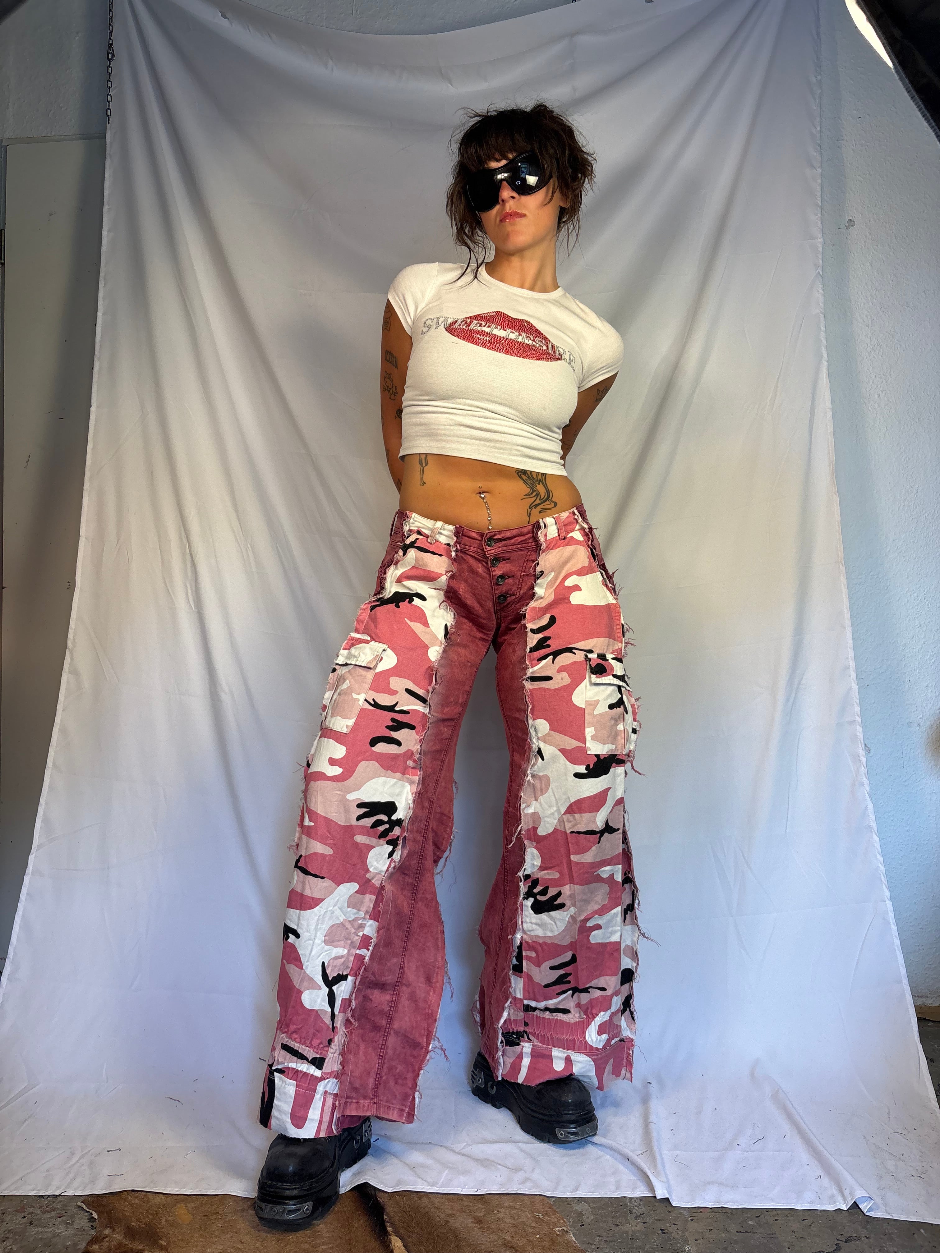 PINK CAMO SPG PANTS