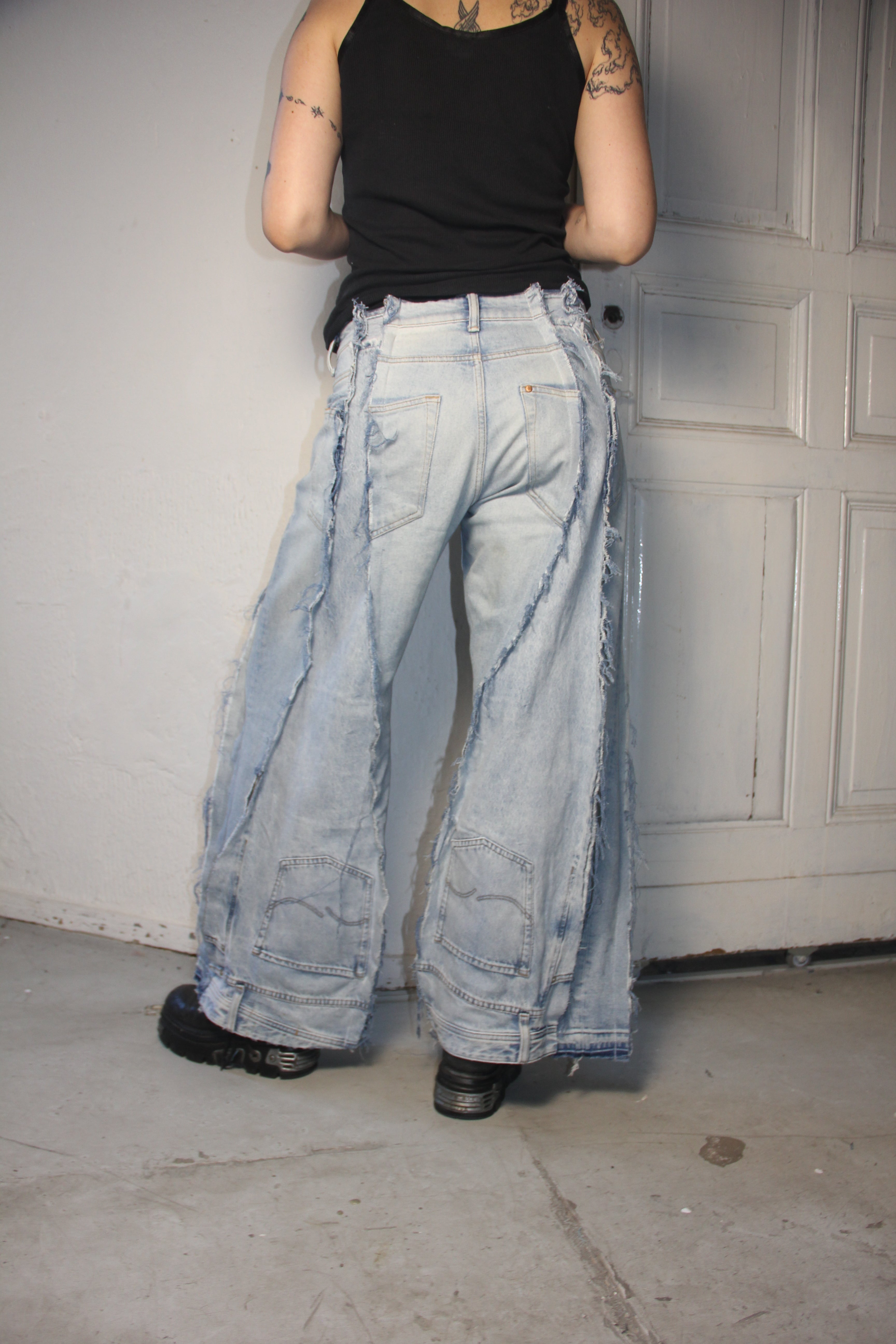 FLARED LIGHT DENIM CLASSIC SPG PANTS
