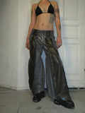 LIMITED EDITION LEATHER/ METALLIC DENIM SPG PANTS