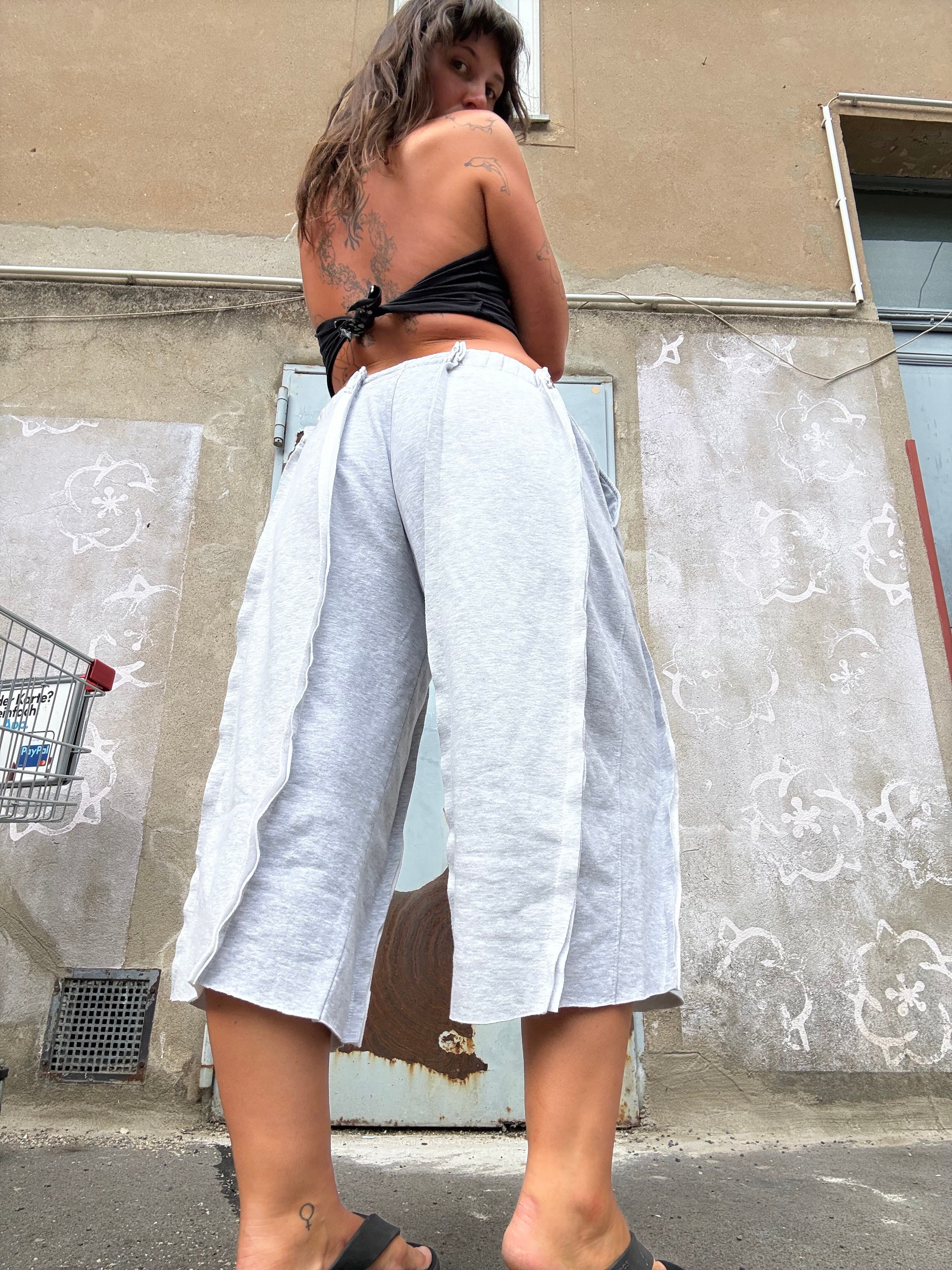 BAGGY GREY SPG SWEATPANT-JORTS