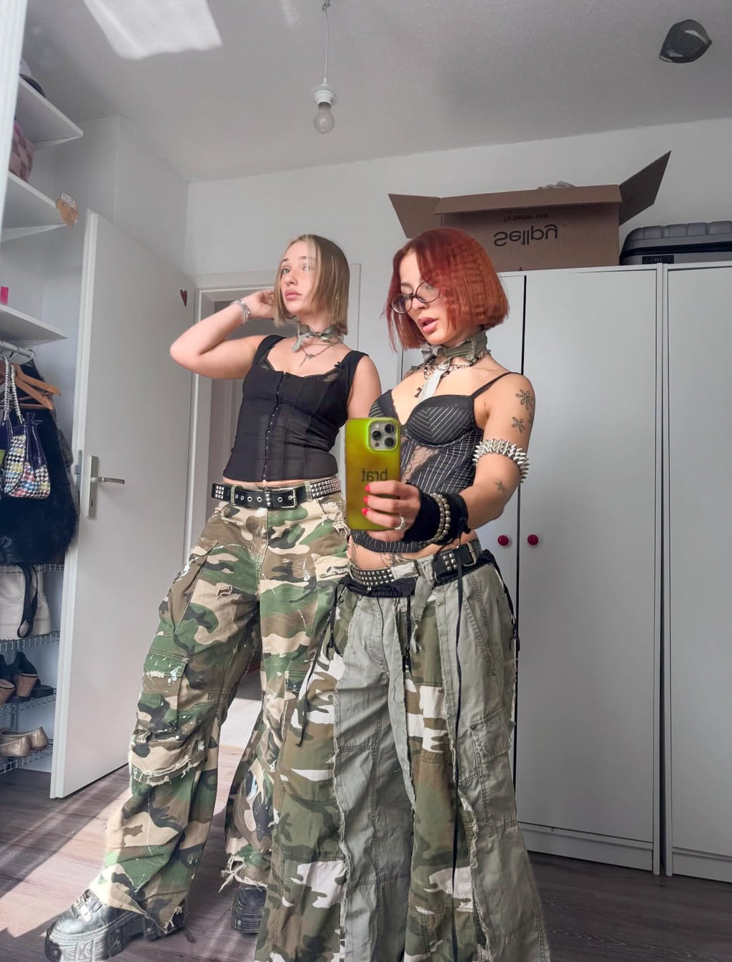 EXTRA BAGGY CARGO/CAMO SPG PANTS