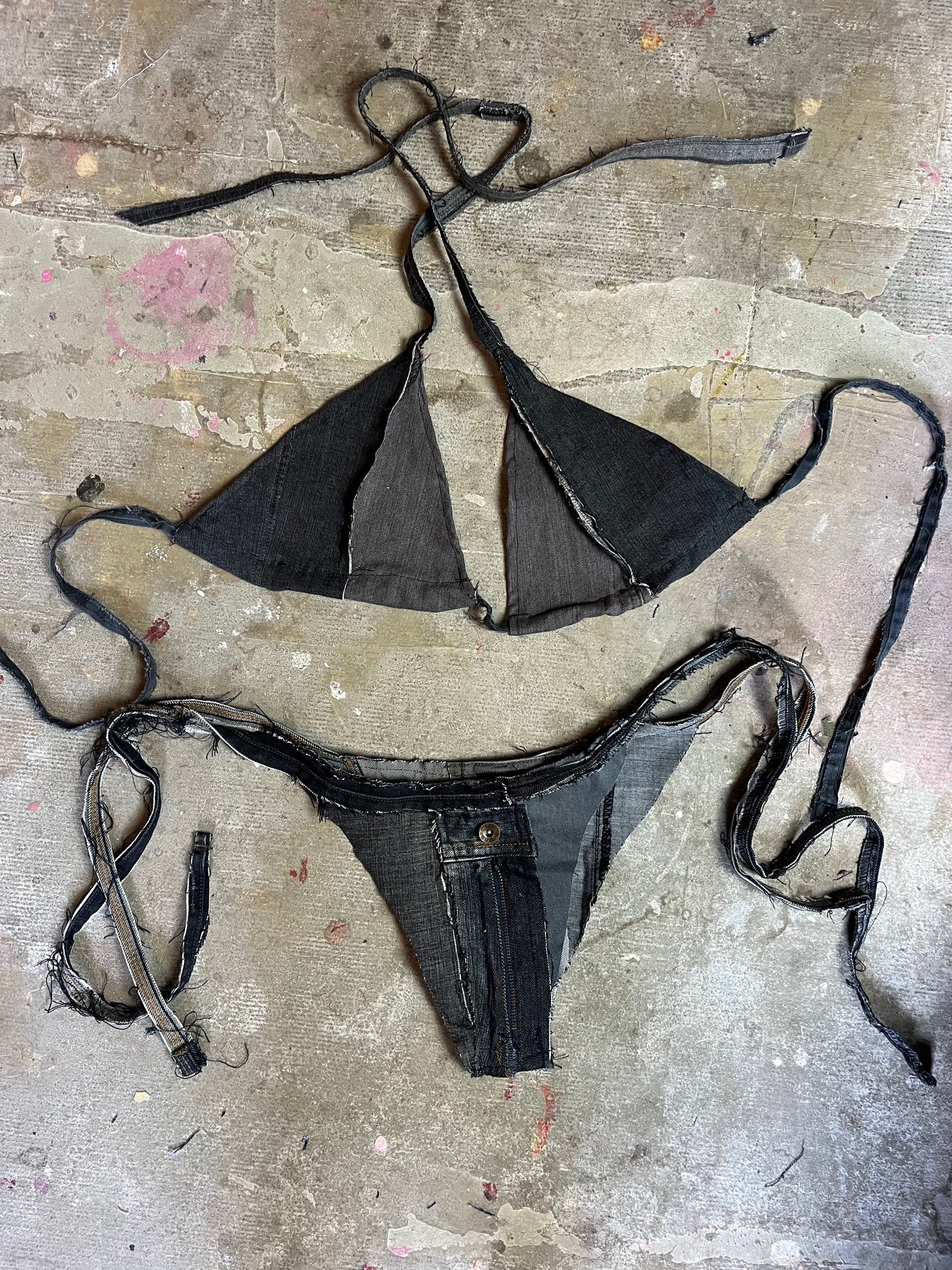 SPG Grey Denim Bikini