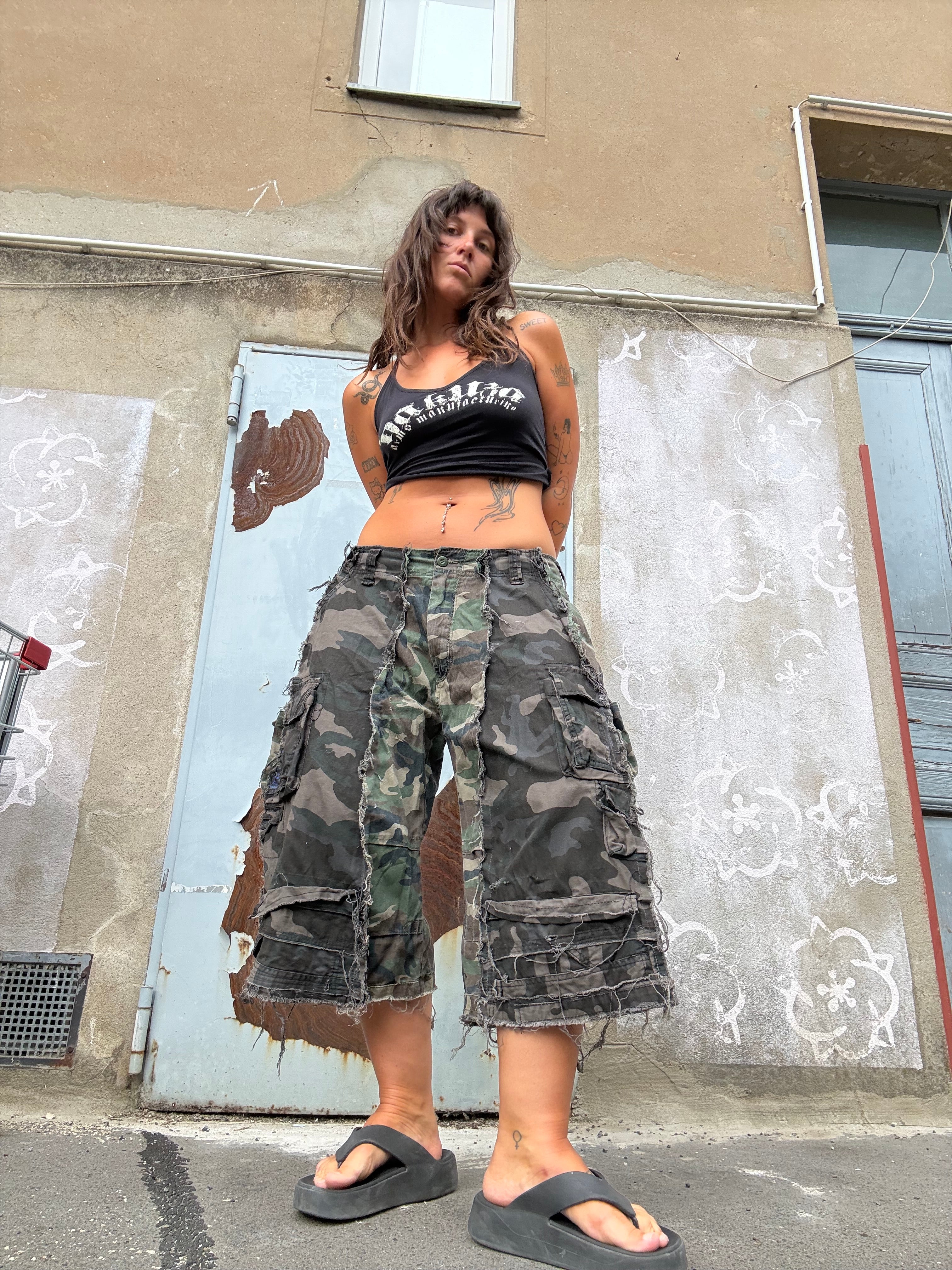 BAGGY DOUBLE CAMO SPG JORTS