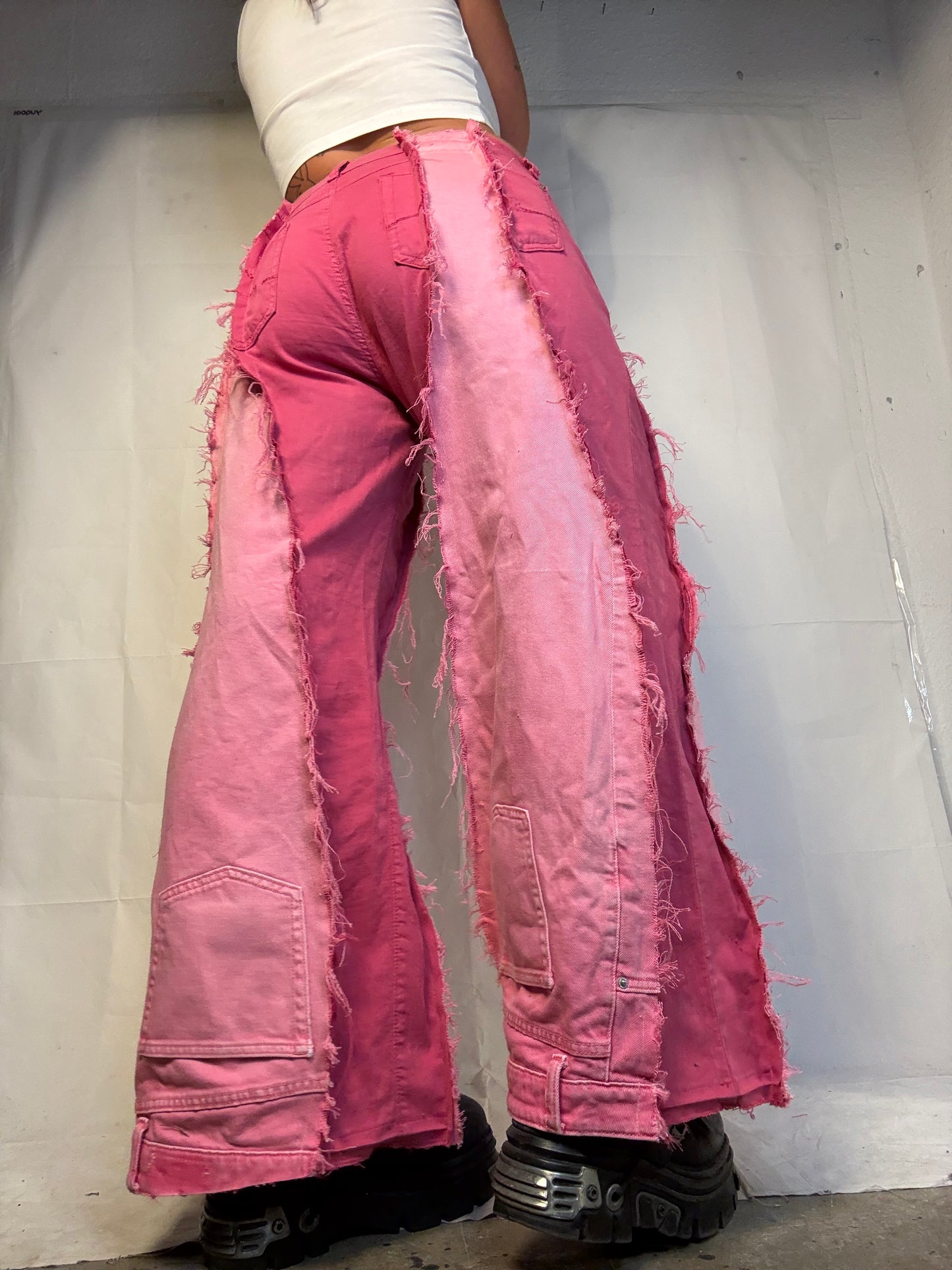 ALL PINK FLARED SPG PANTS