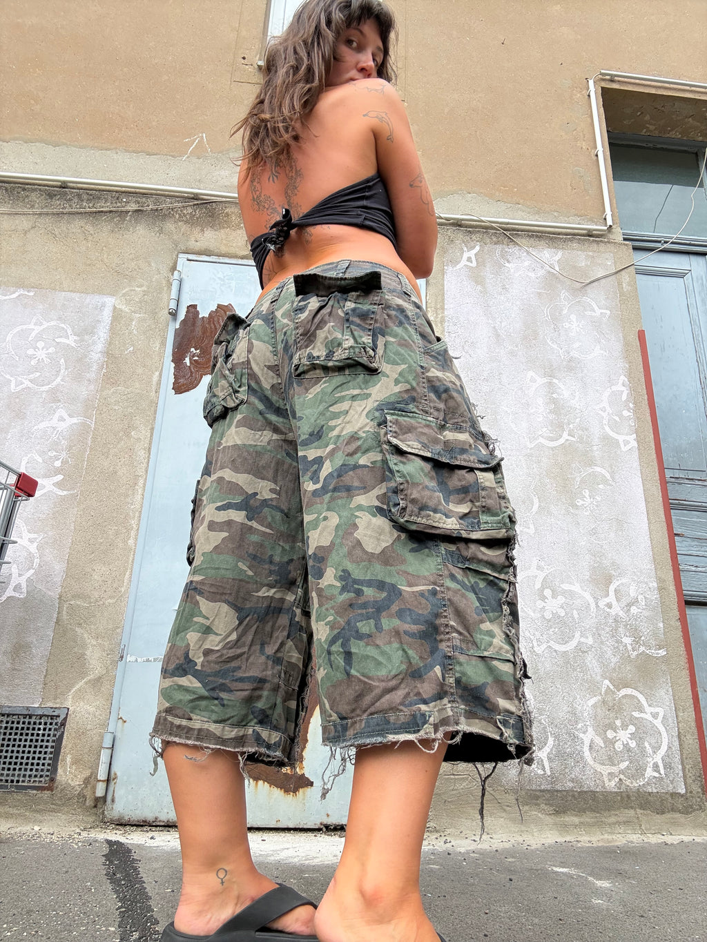 BAGGY DOUBLE CAMO SPG JORTS