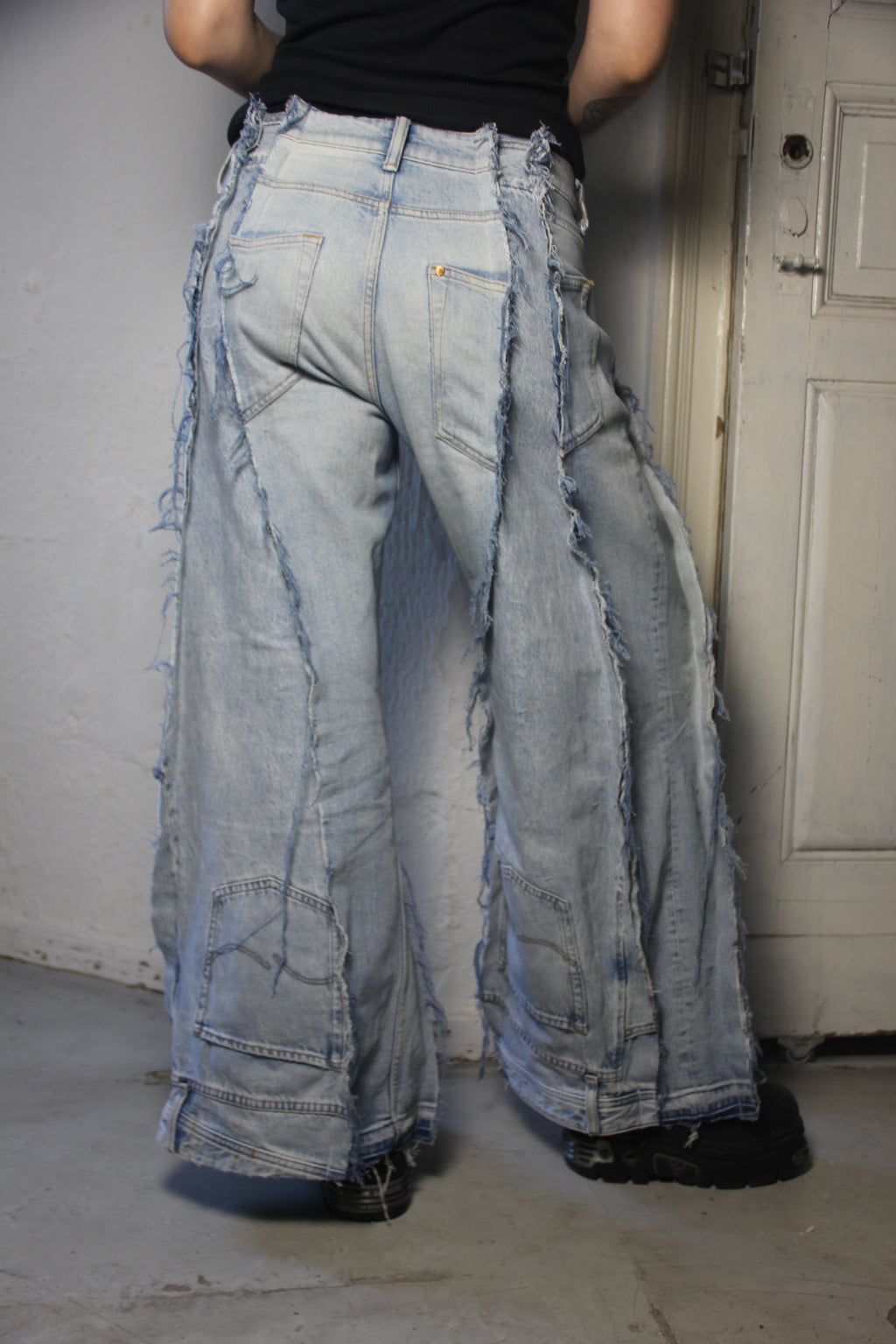 FLARED LIGHT DENIM CLASSIC SPG PANTS