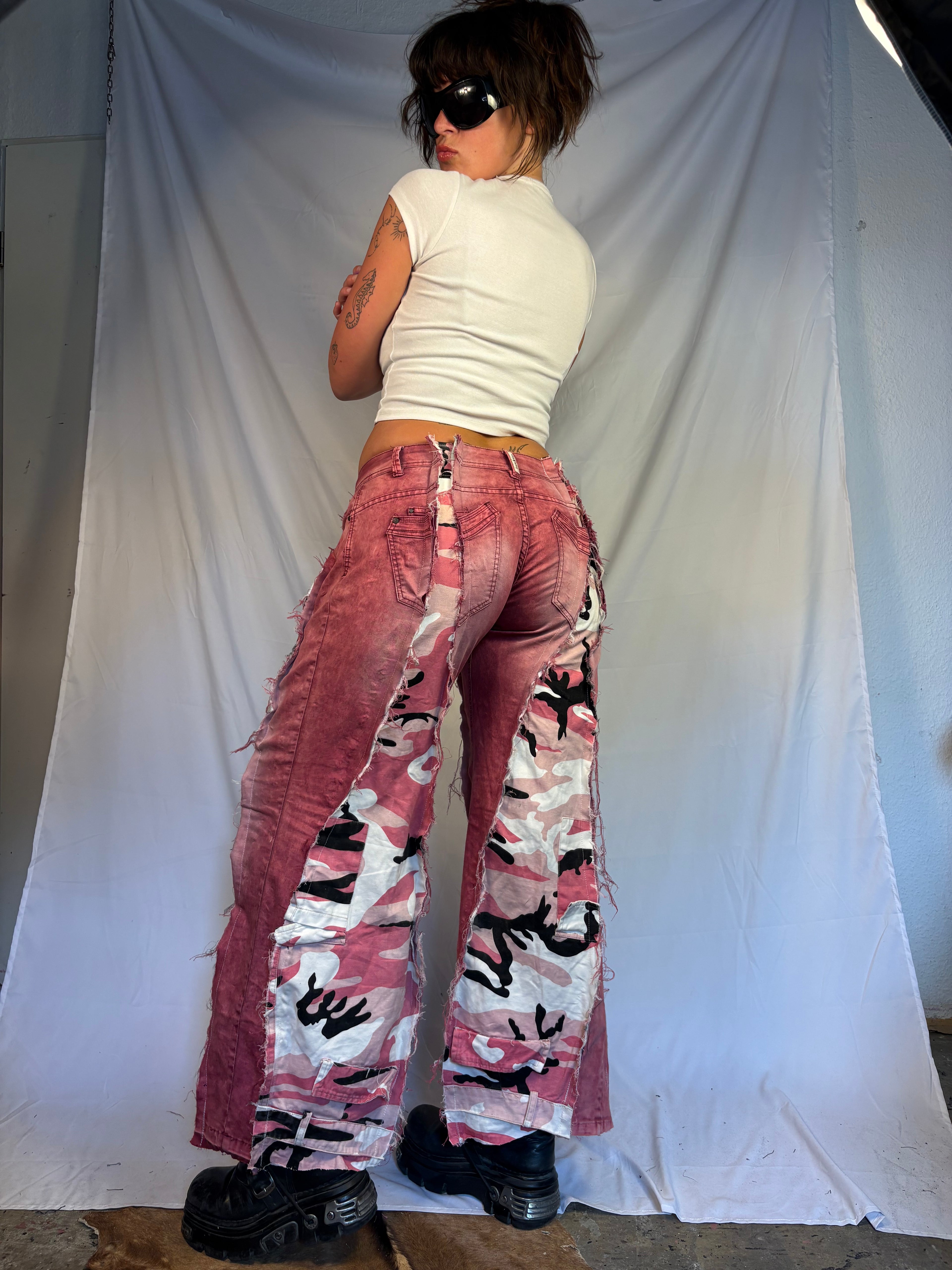 PINK CAMO SPG PANTS