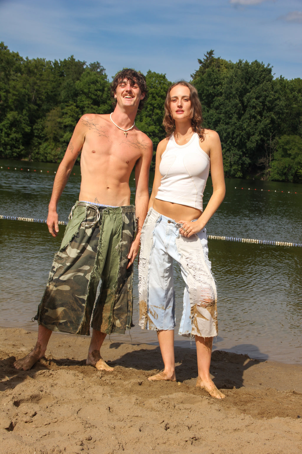 BAGGY GREEN CAMO SPG SHORTS