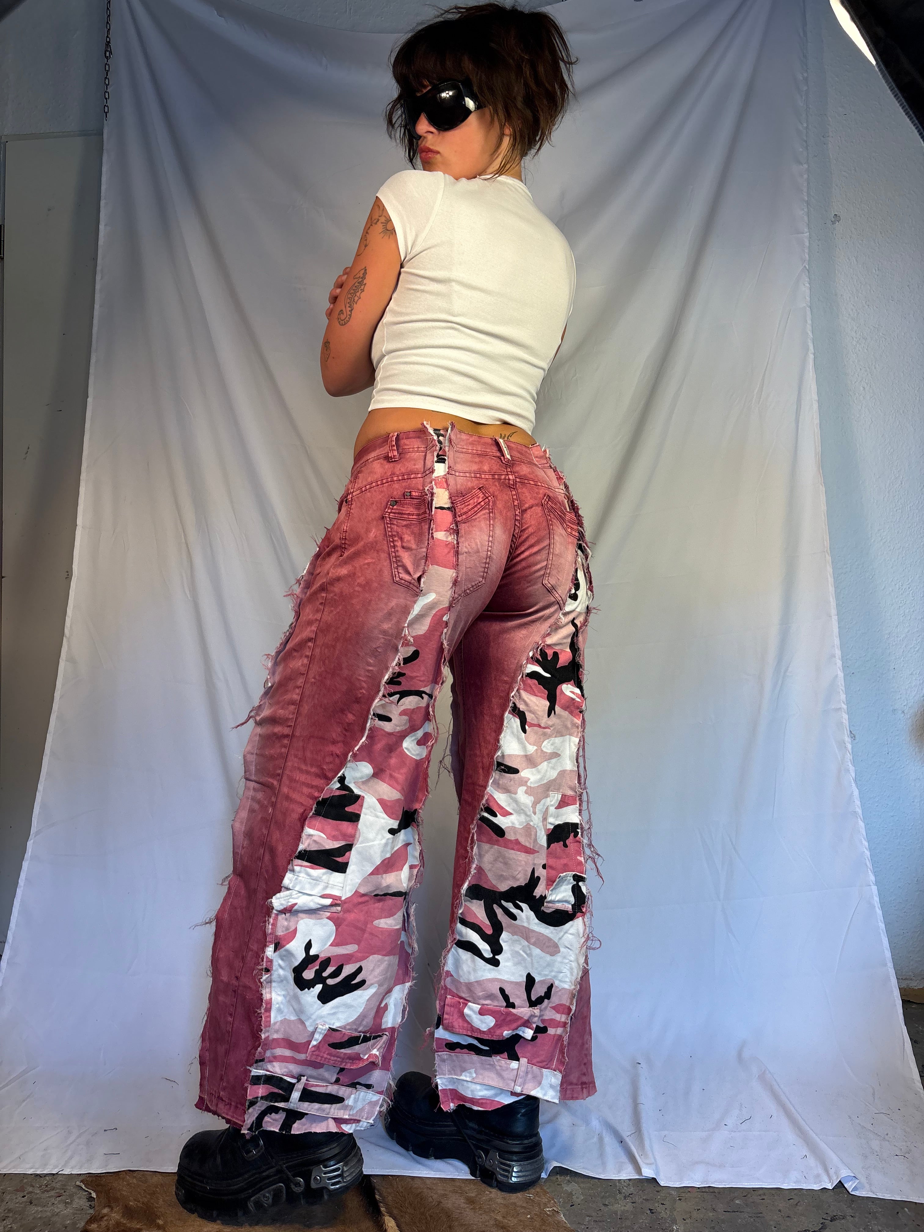 PINK CAMO SPG PANTS