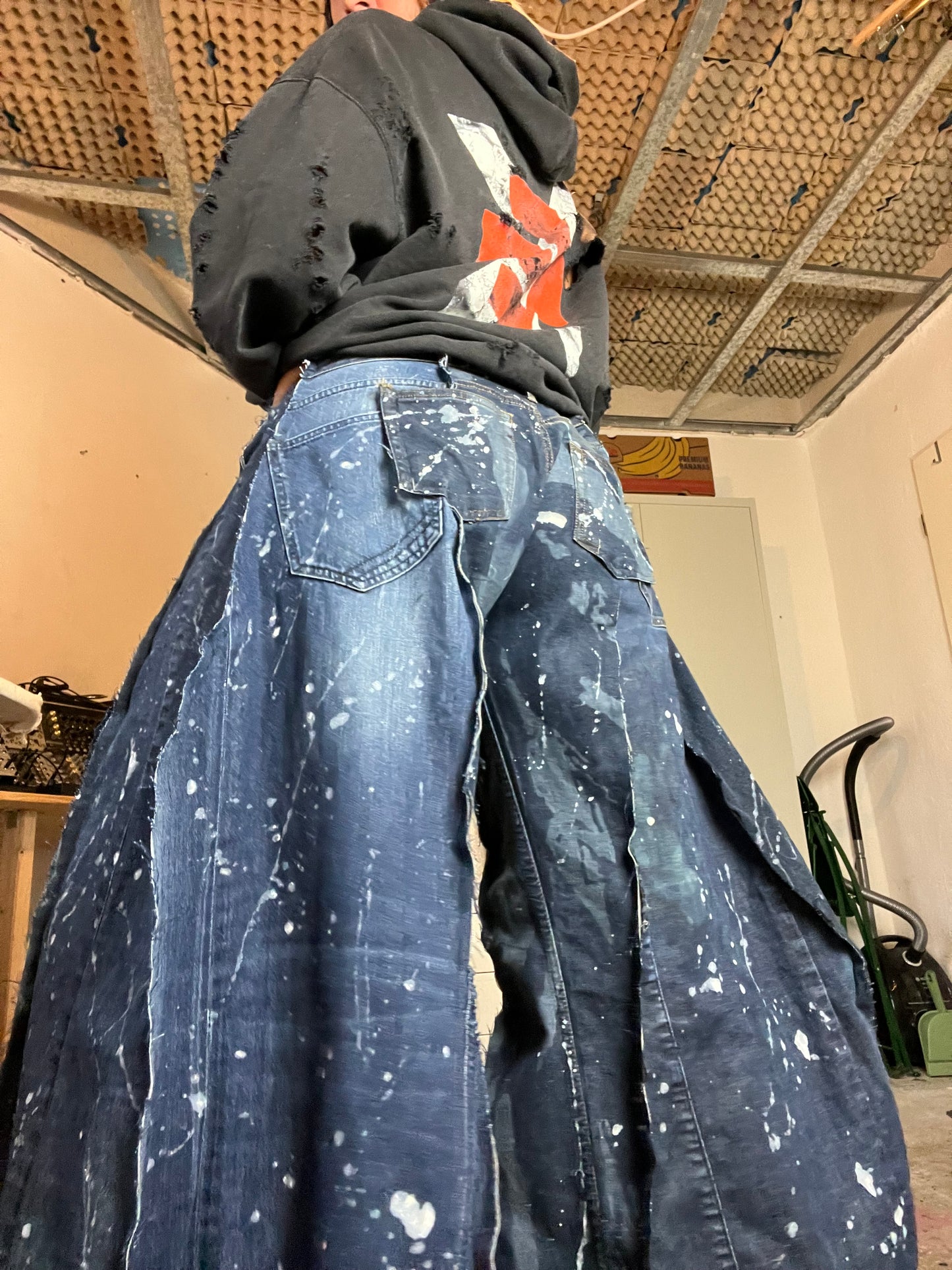 Baggy Dark Denim SPG Pants