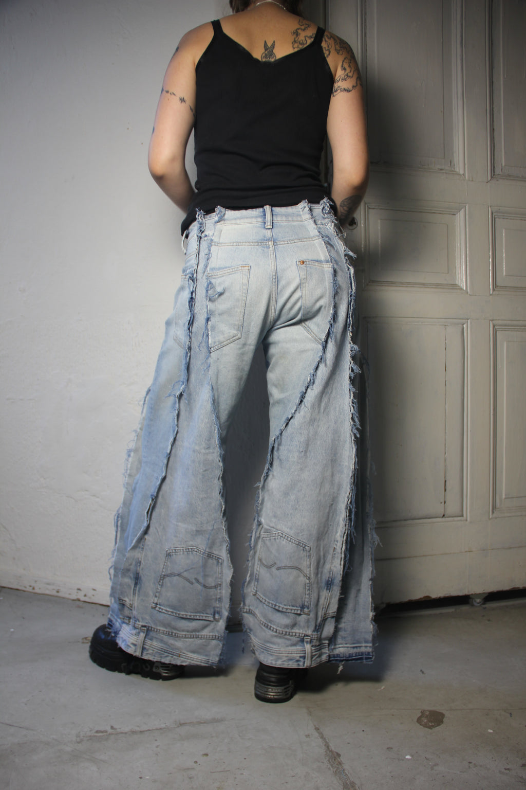 FLARED LIGHT DENIM CLASSIC SPG PANTS