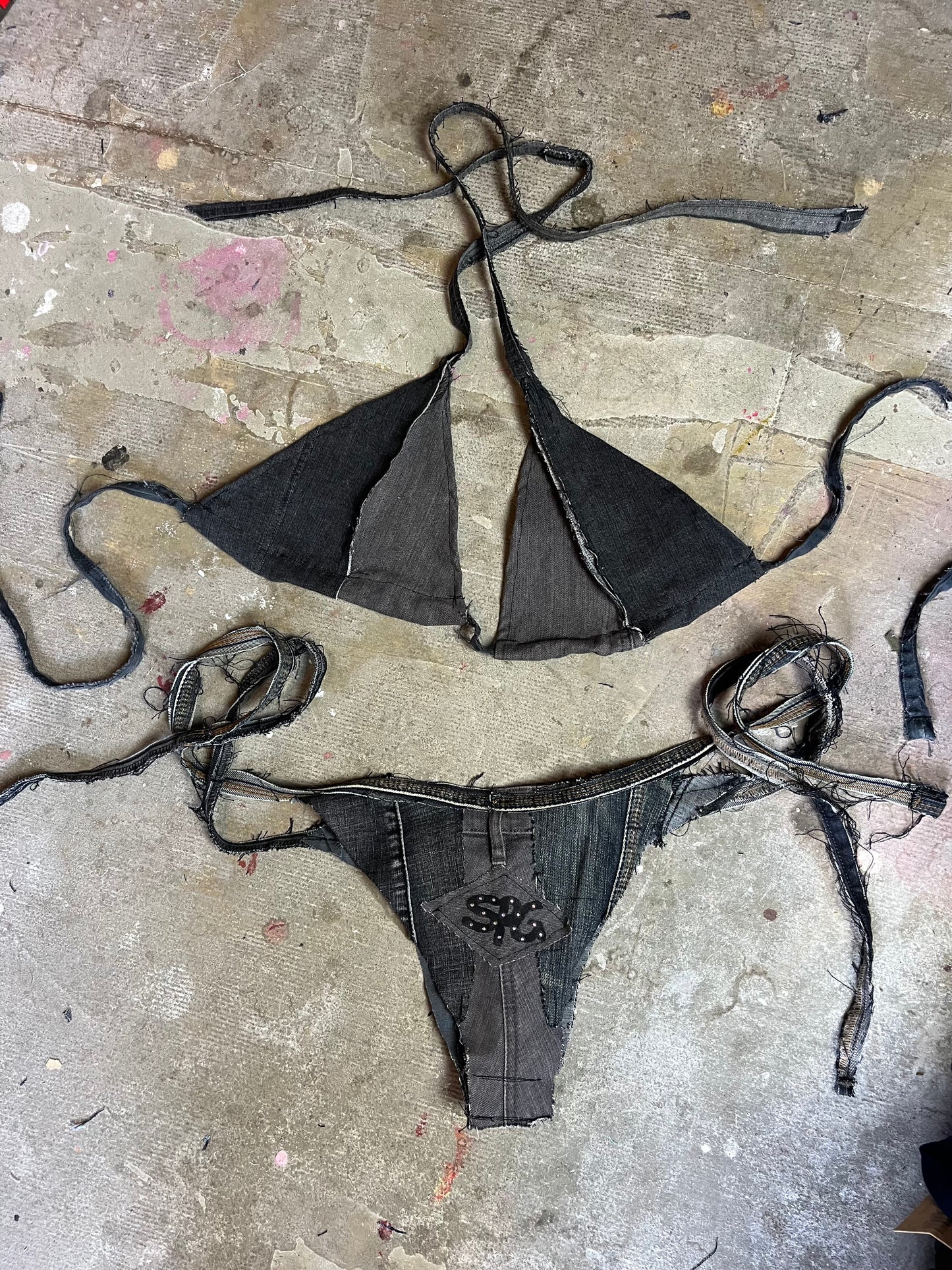 SPG Grey Denim Bikini