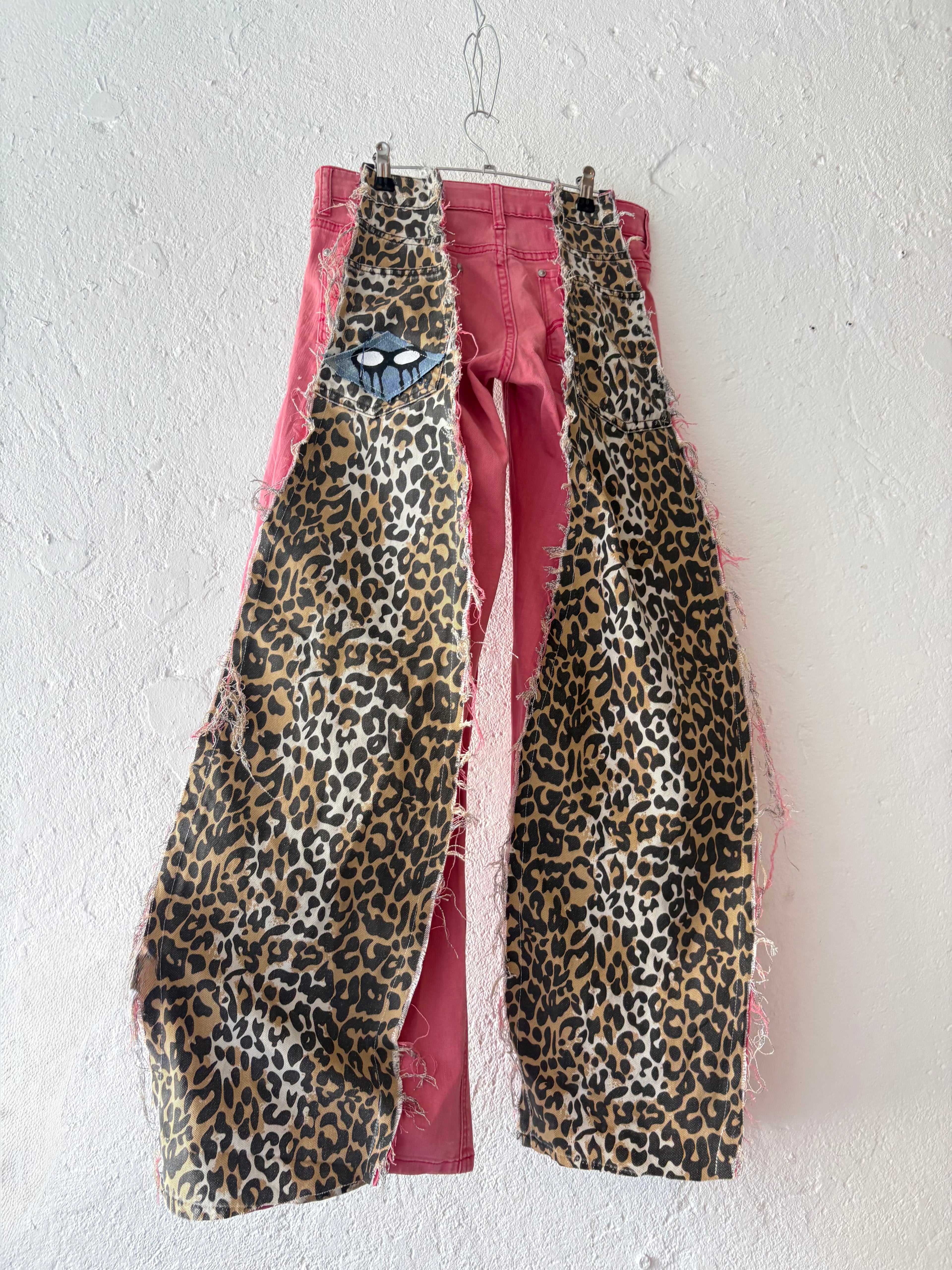 BAGGY PINK/LEO SPG PANTS