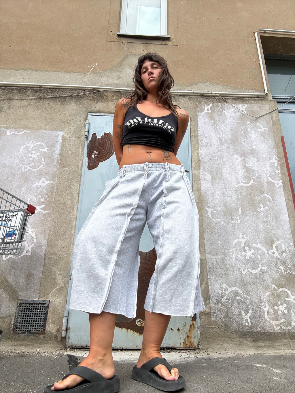 BAGGY GREY SPG SWEATPANT-JORTS