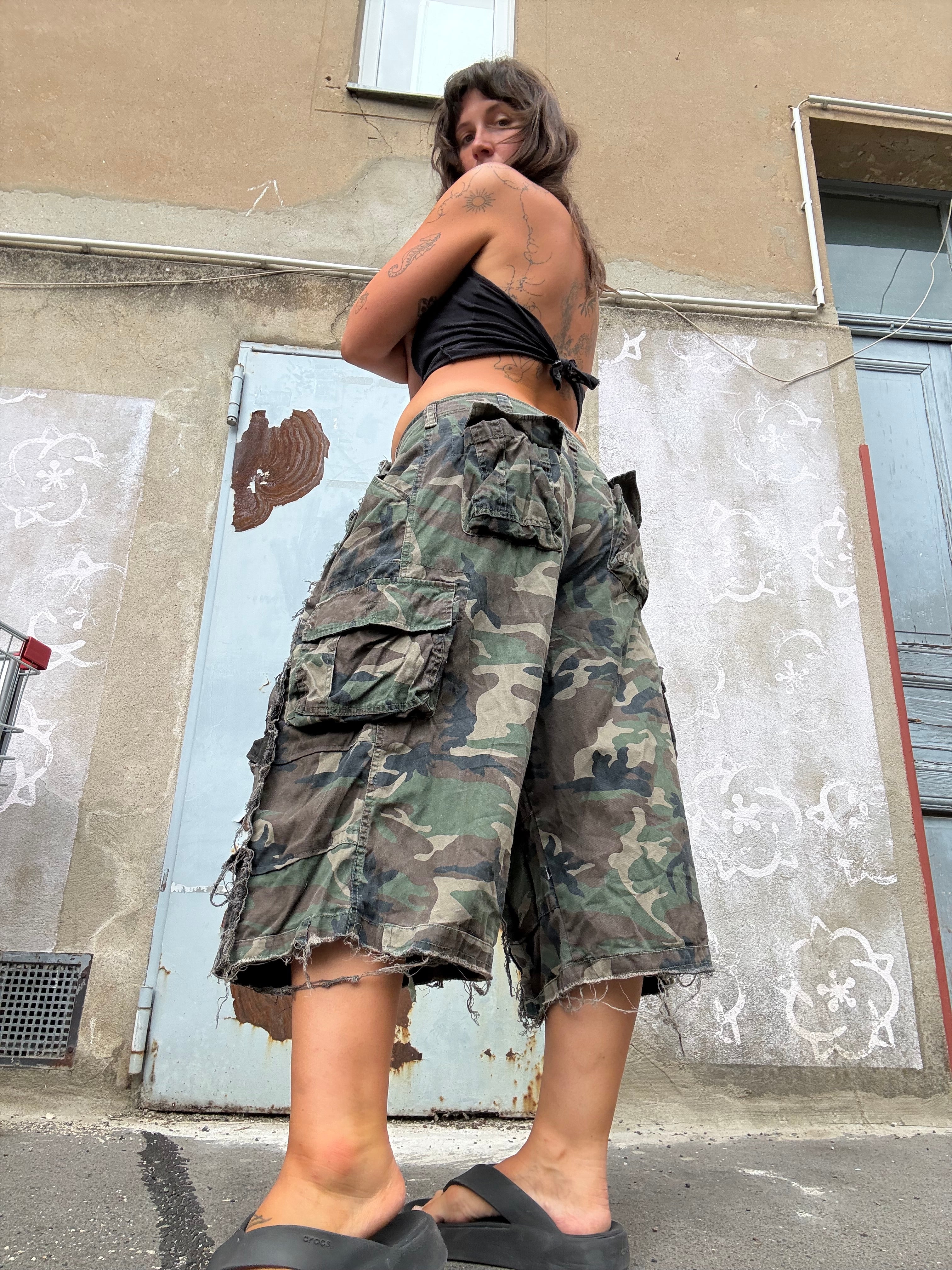 BAGGY DOUBLE CAMO SPG JORTS