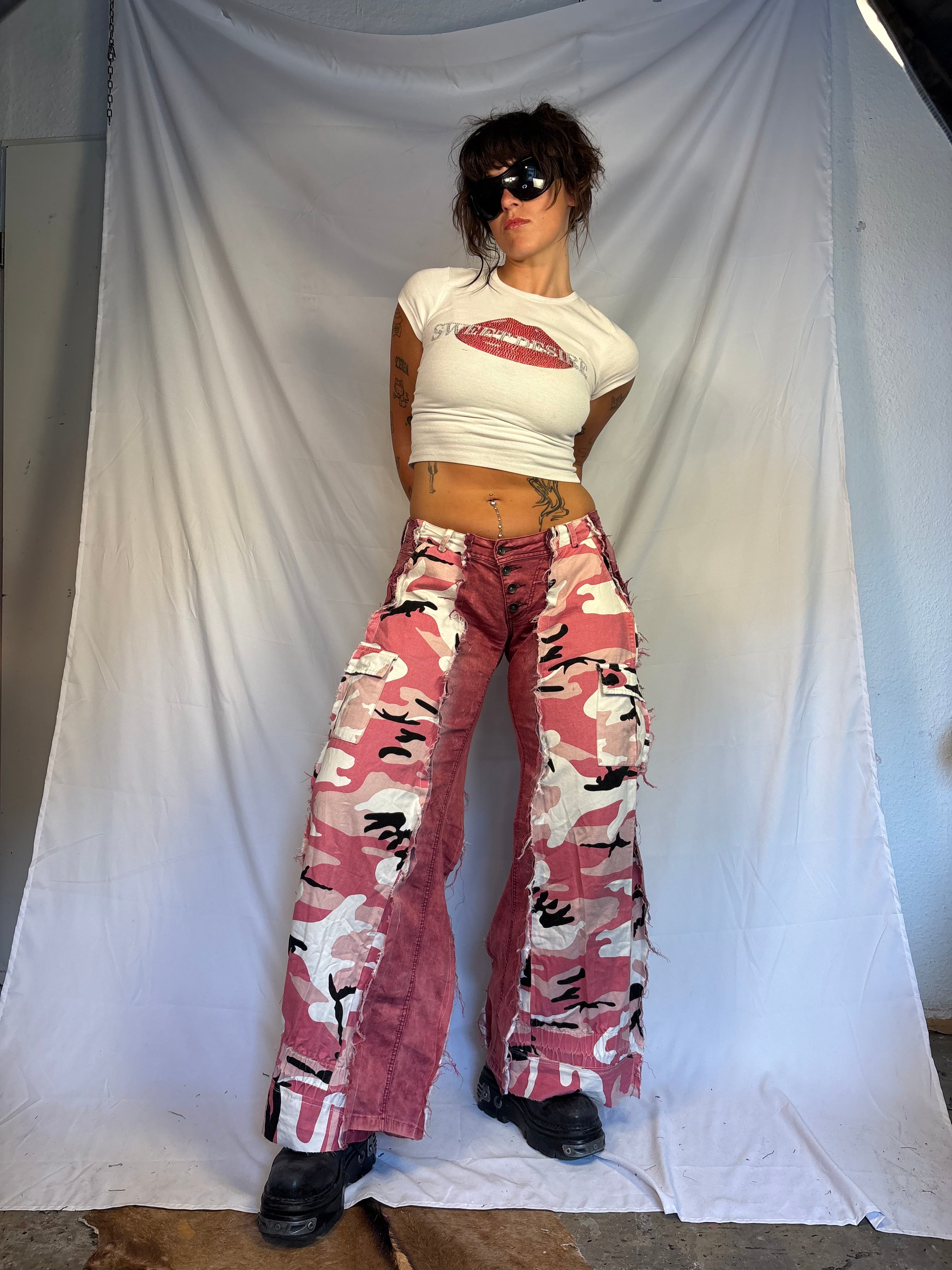 PINK CAMO SPG PANTS
