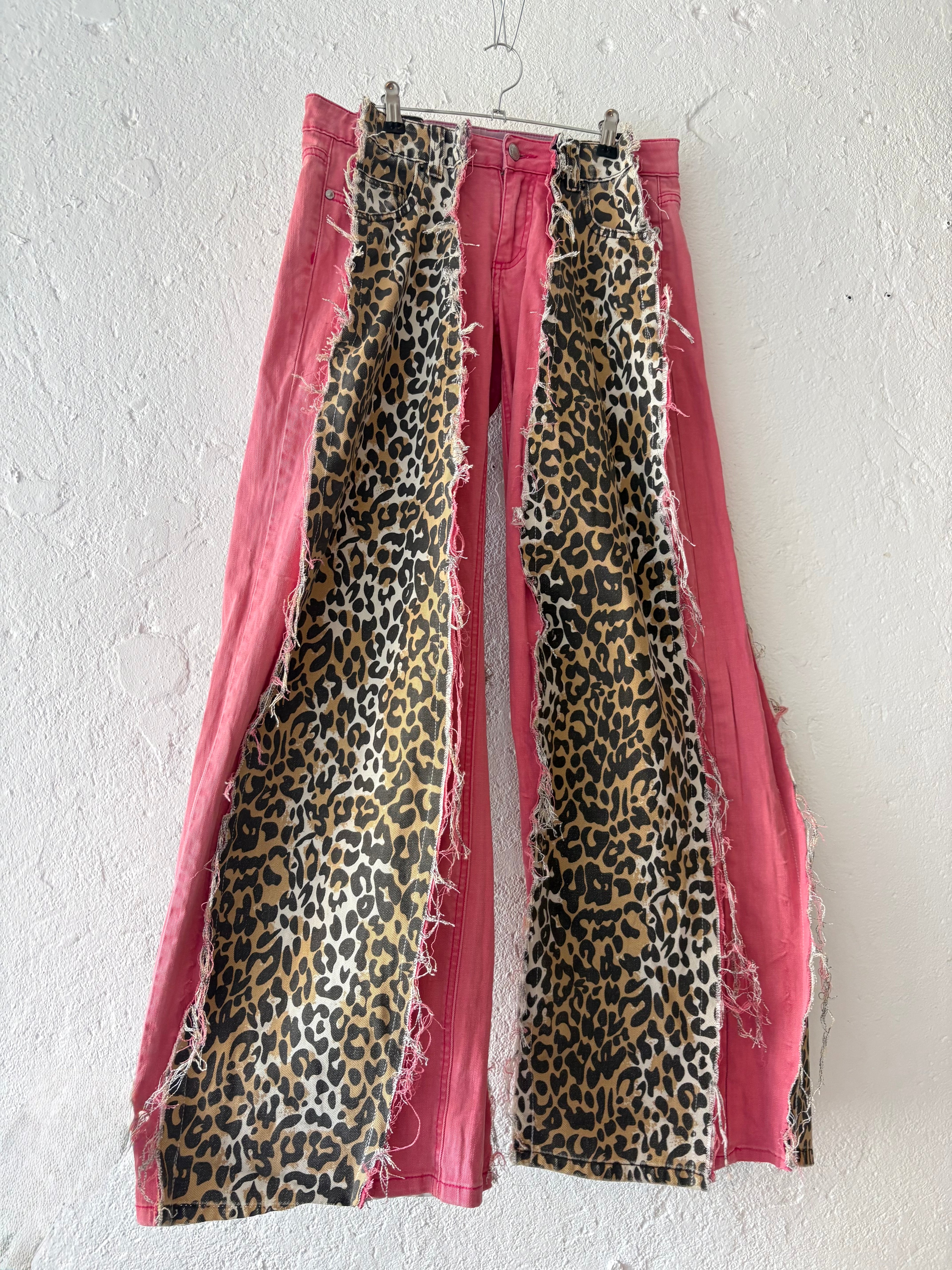 BAGGY PINK/LEO SPG PANTS