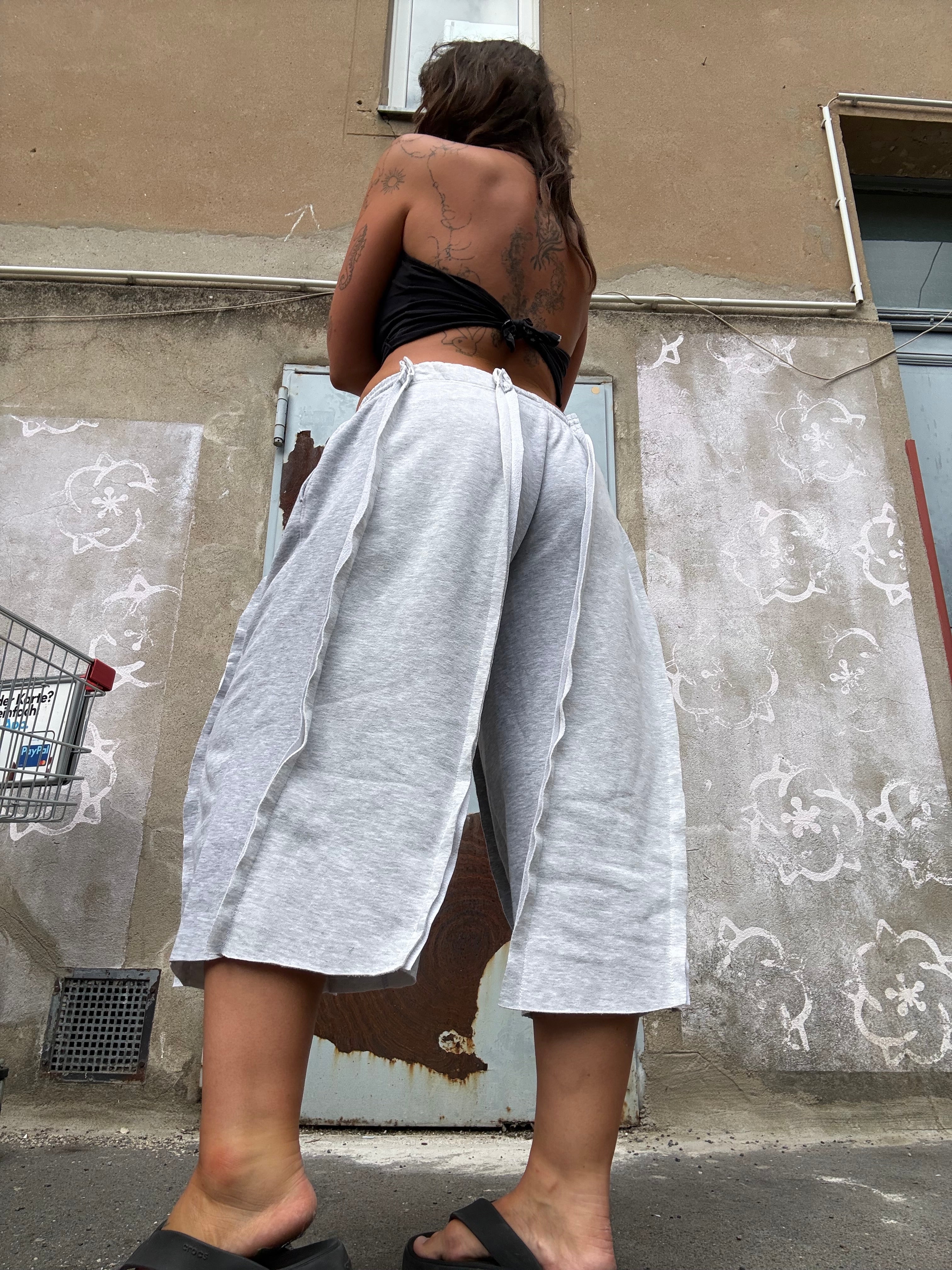 BAGGY GREY SPG SWEATPANT-JORTS
