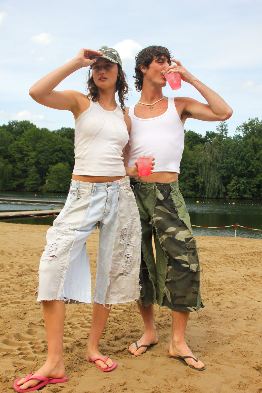 BAGGY GREEN CAMO SPG SHORTS