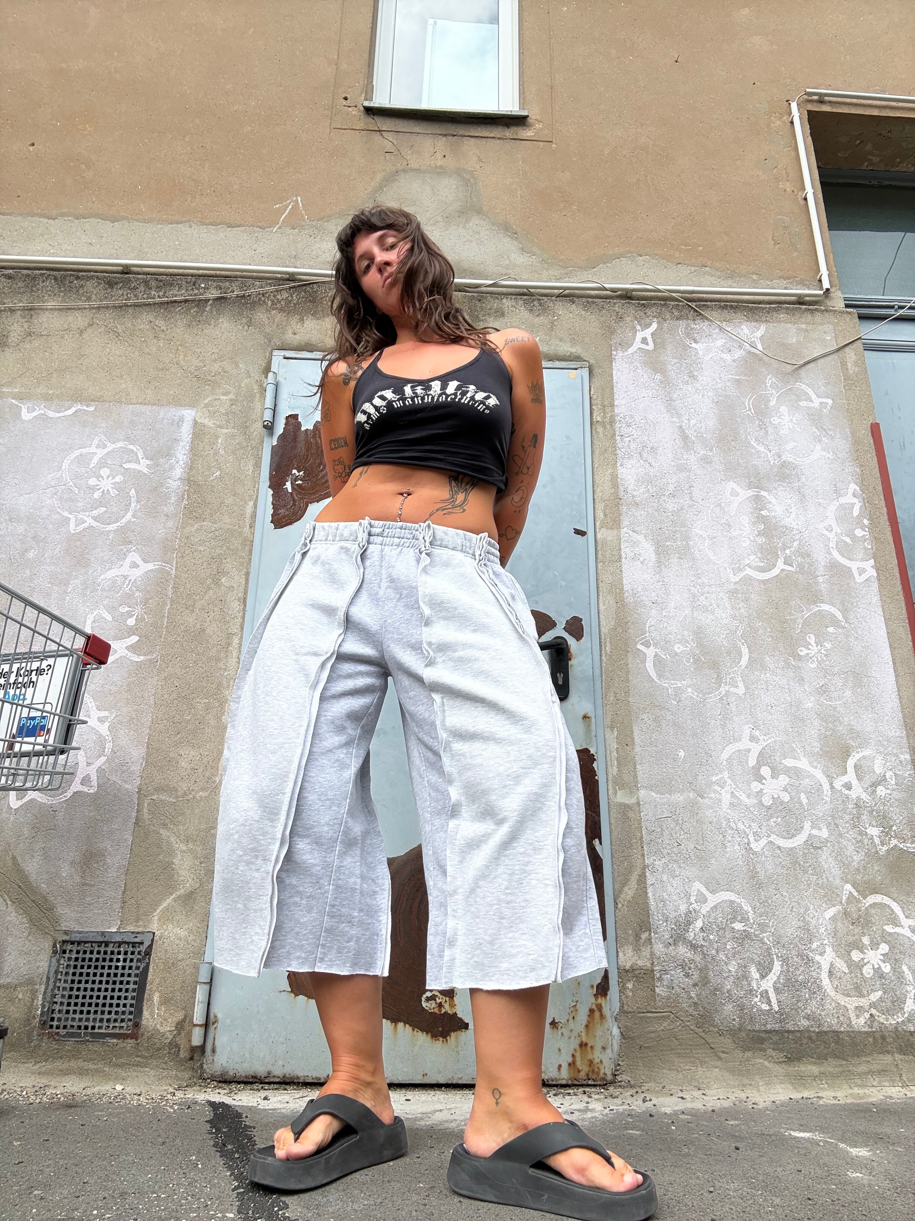 BAGGY GREY SPG SWEATPANT-JORTS