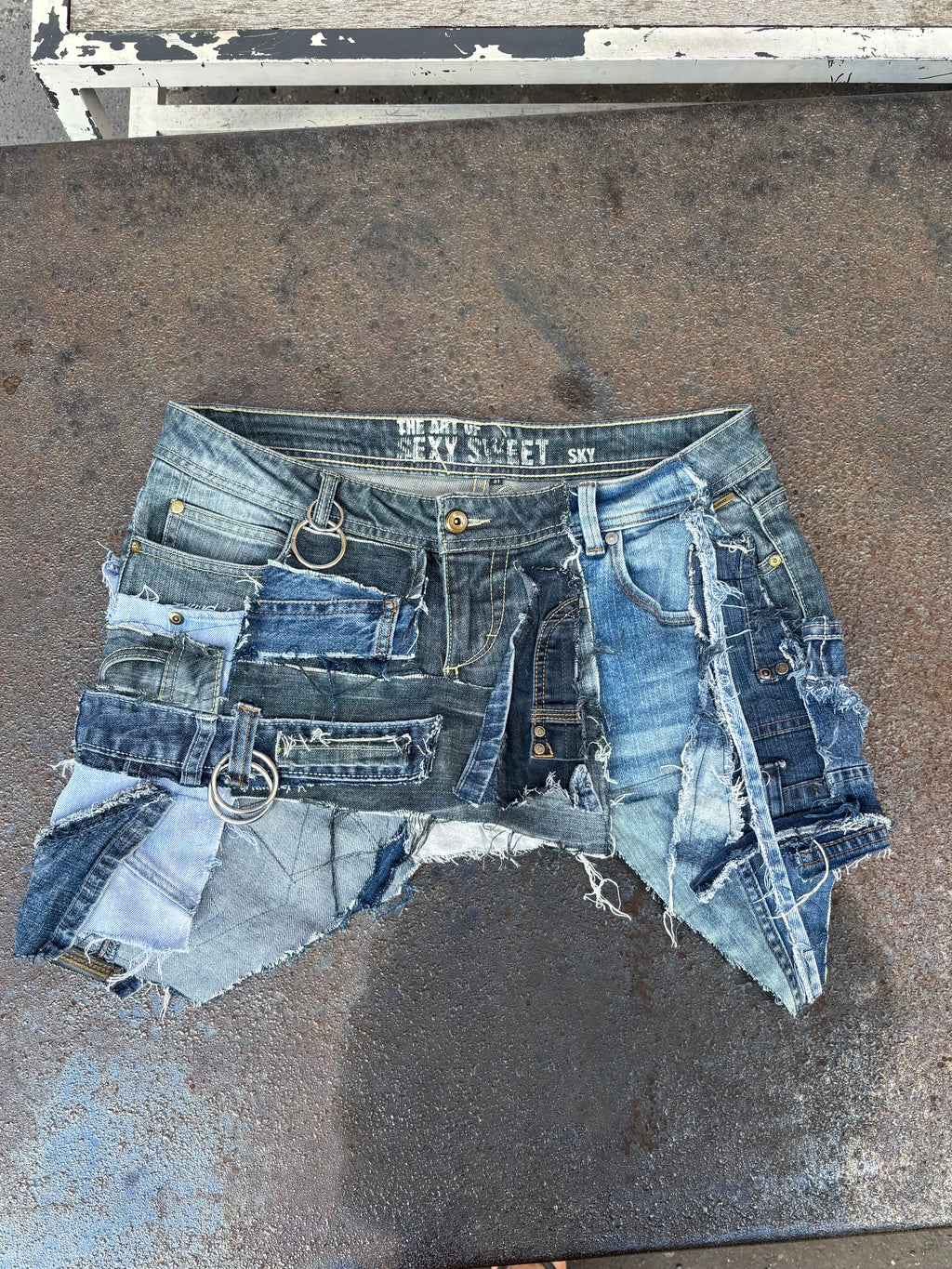 SPG DENIM MINI SKIRT