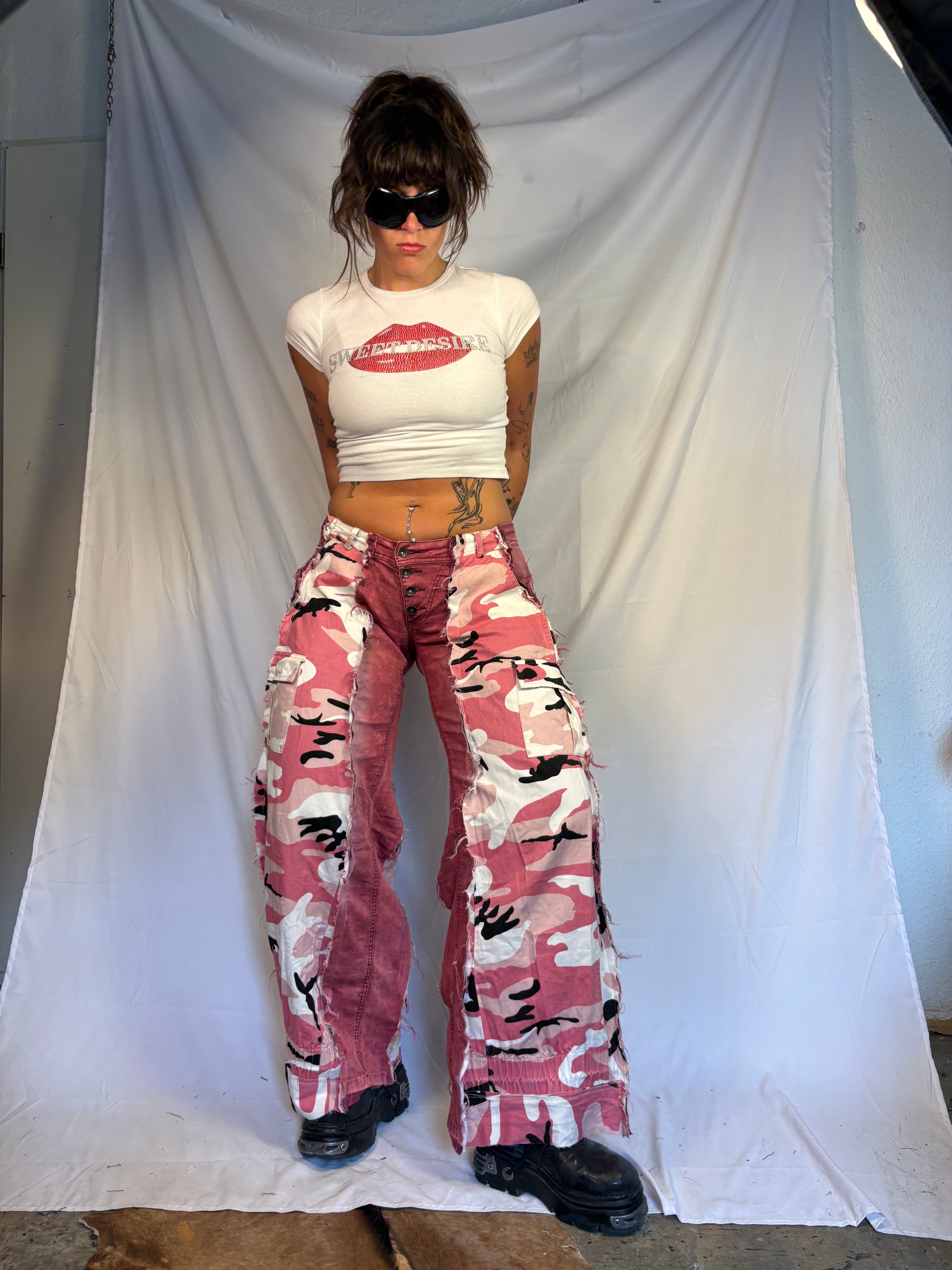 PINK CAMO SPG PANTS