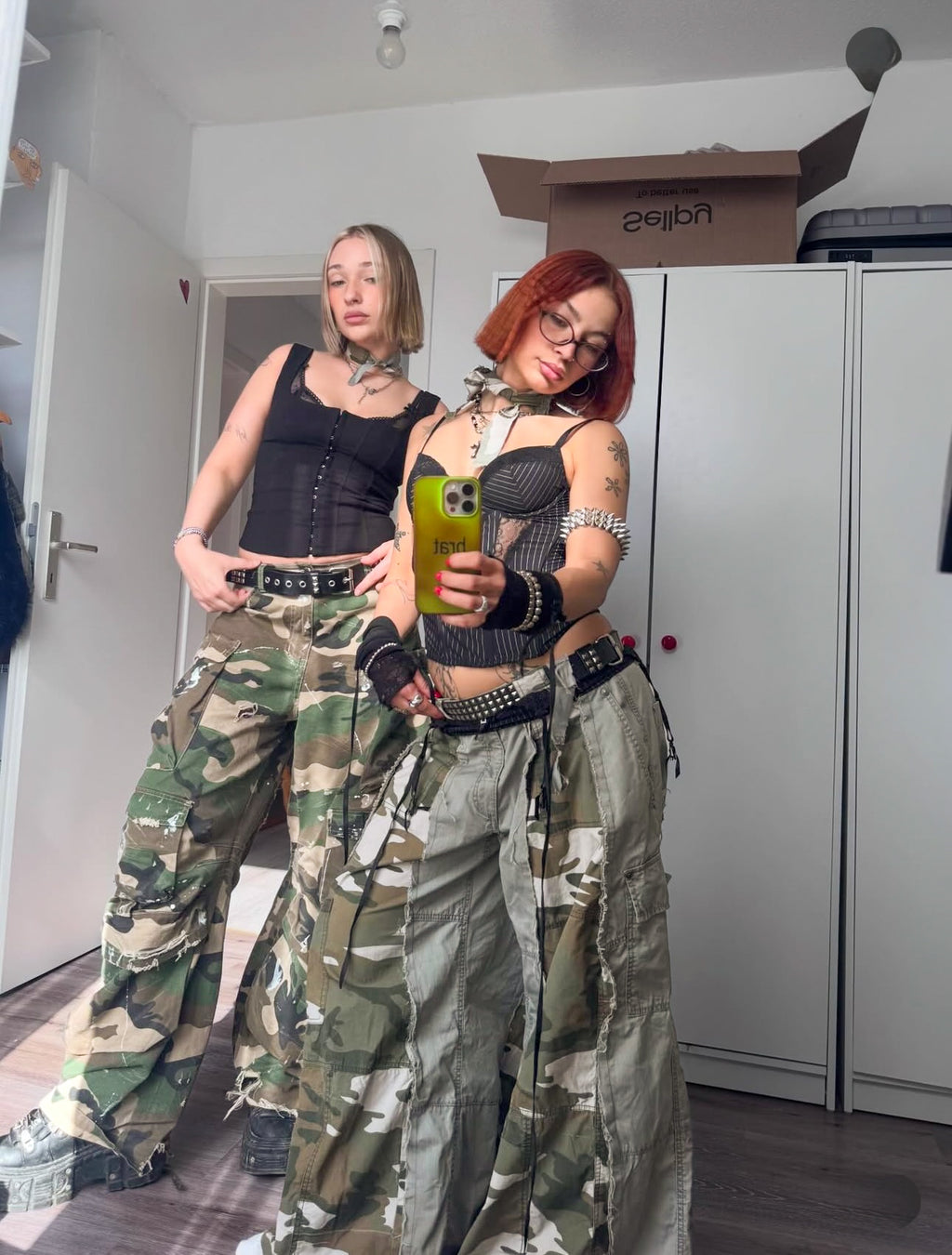 EXTRA BAGGY CARGO/CAMO SPG PANTS