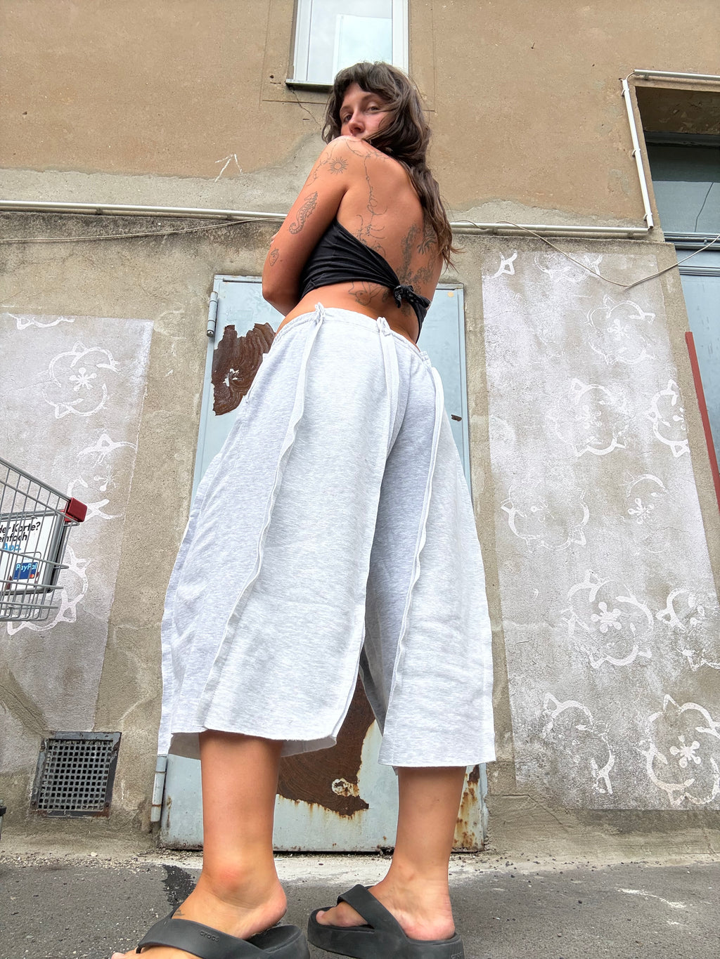 BAGGY GREY SPG SWEATPANT-JORTS