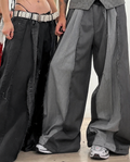 BAGGY DOUBLE GREY SPG SUITPANTS