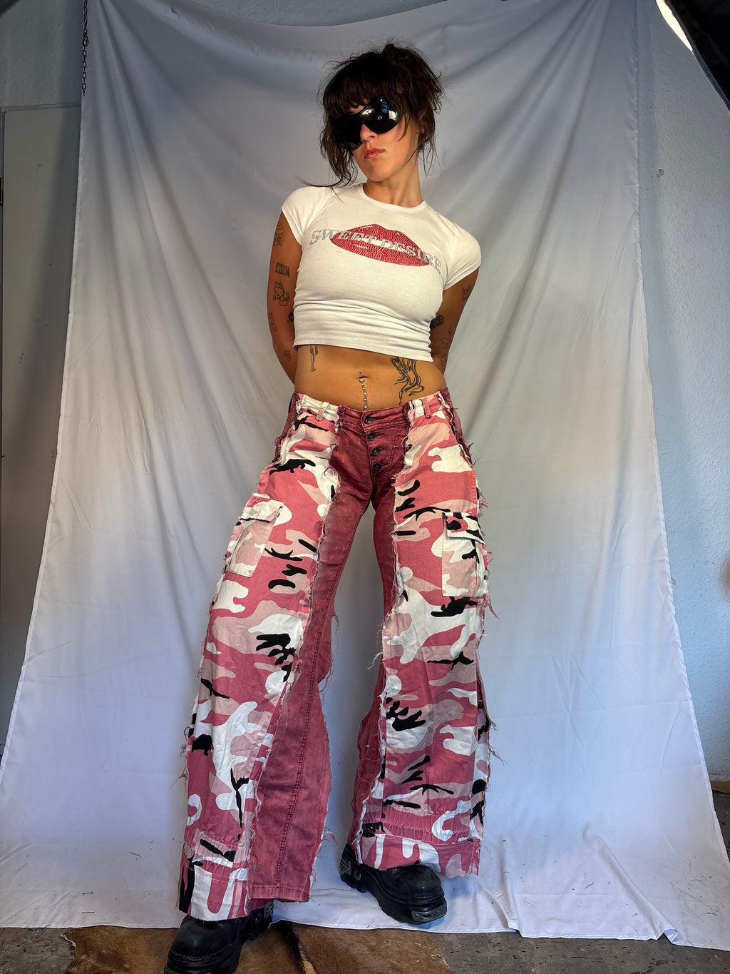 PINK CAMO SPG PANTS
