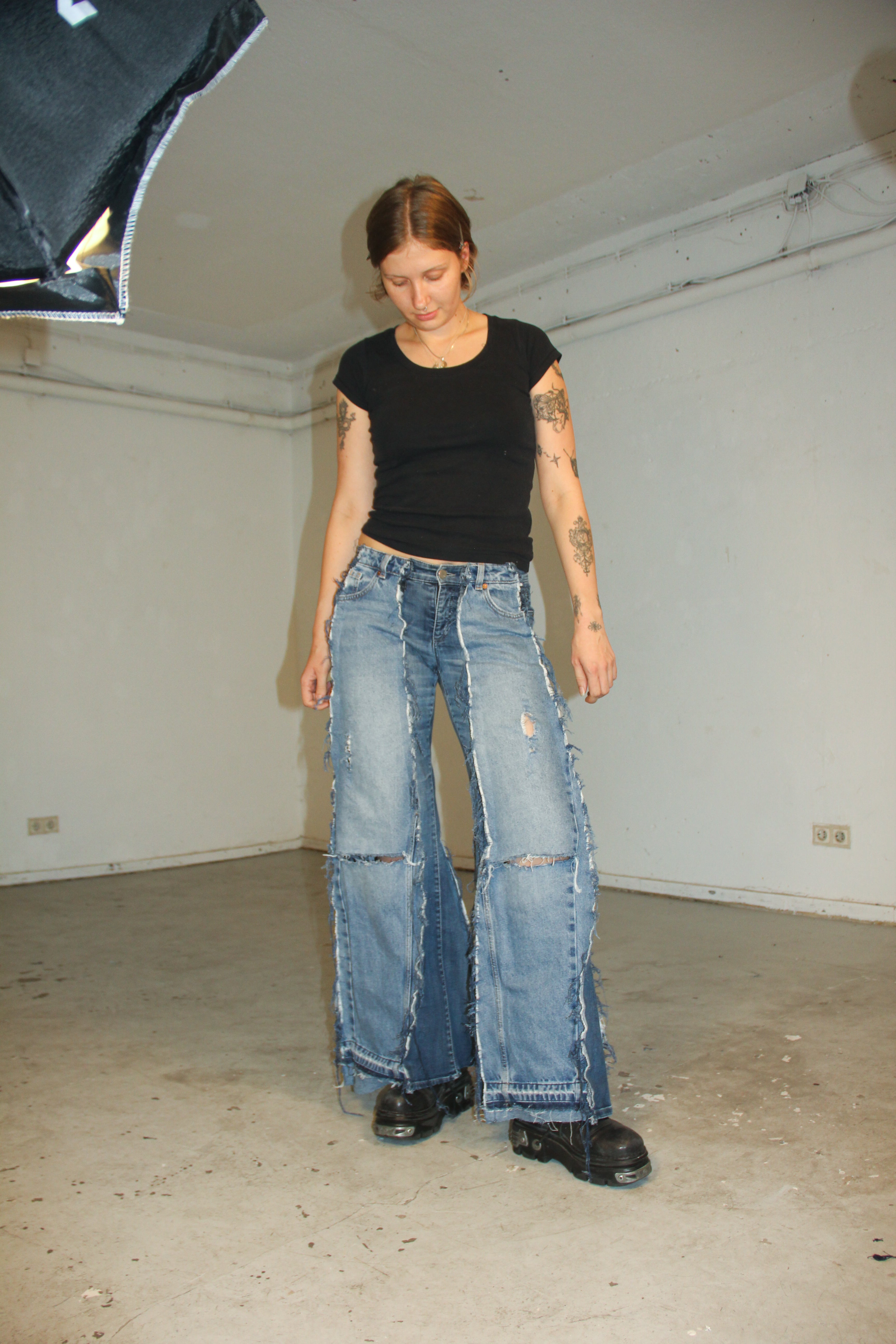 CLASSIC RIPPED DENIM SPG PANTS