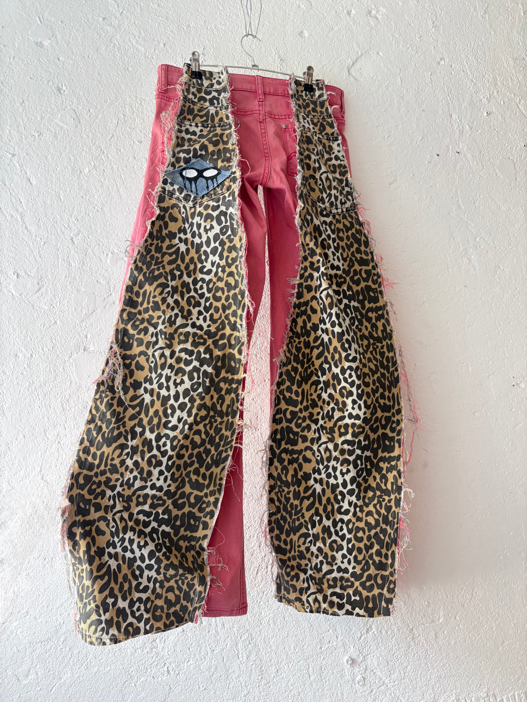 BAGGY PINK/LEO SPG PANTS