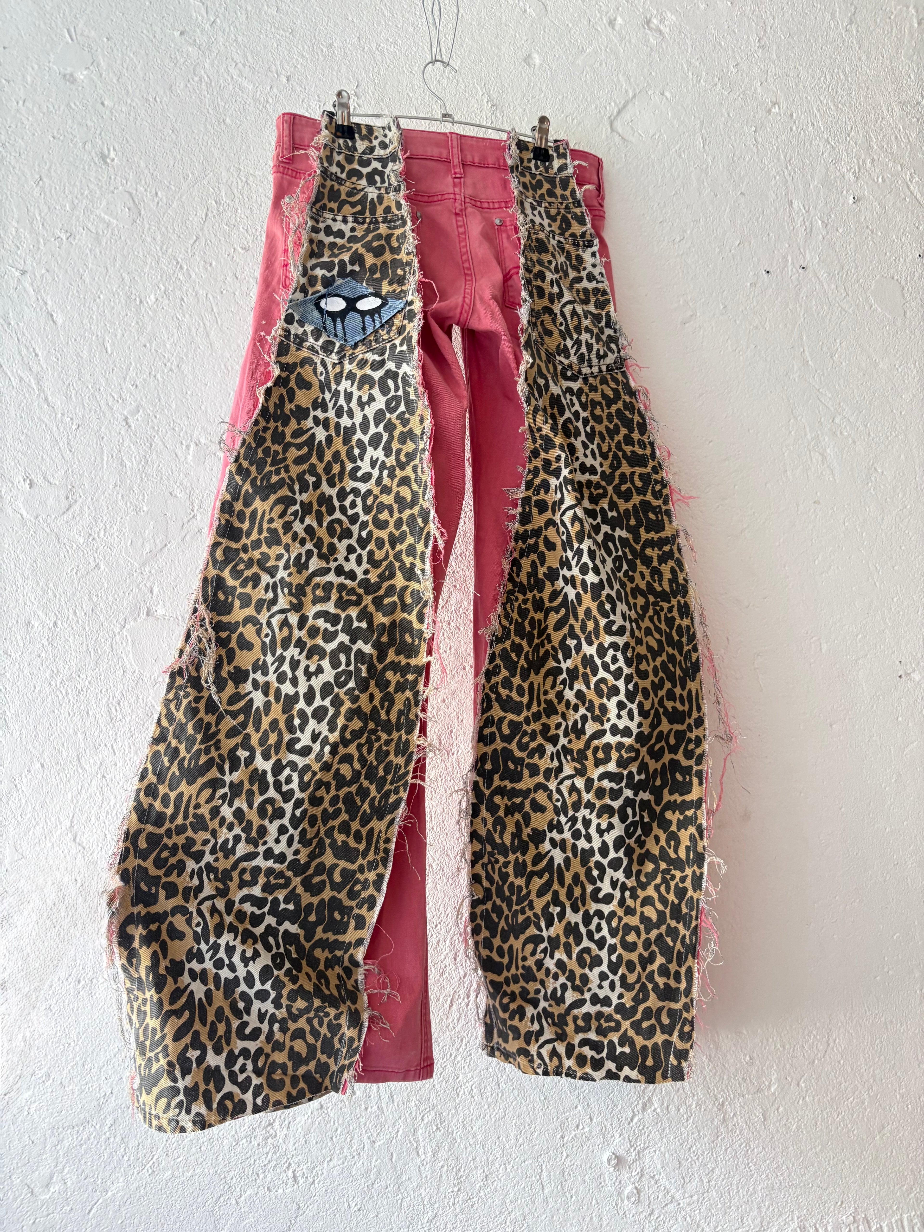 BAGGY PINK/LEO SPG PANTS