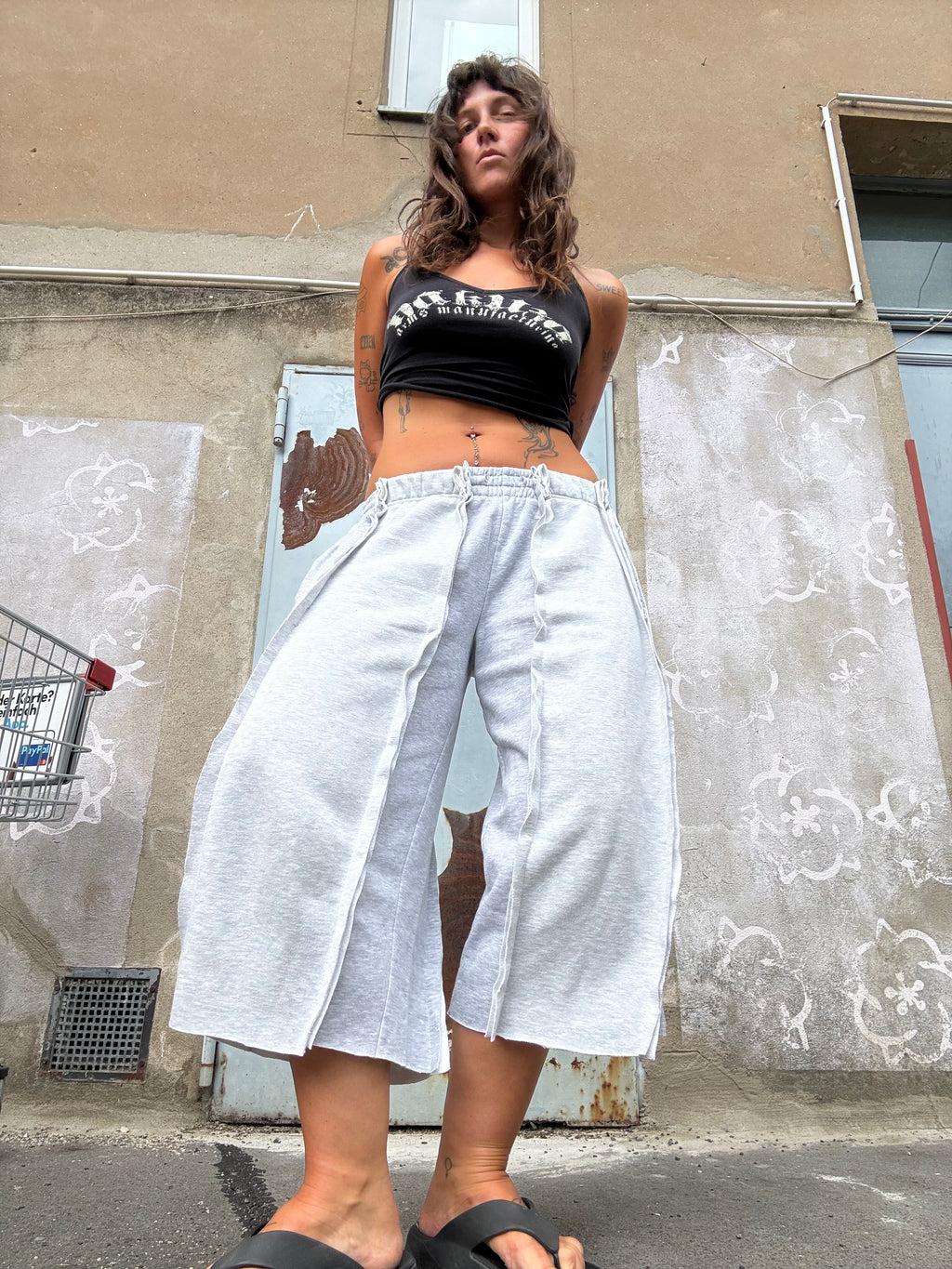 BAGGY GREY SPG SWEATPANT-JORTS