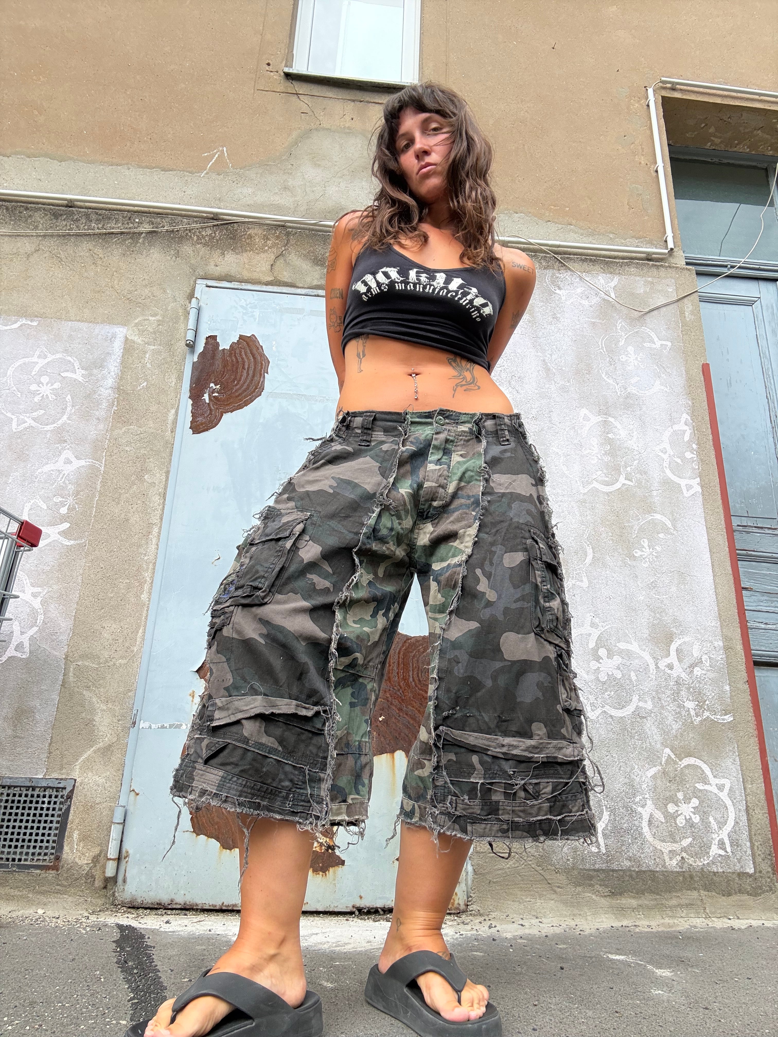BAGGY DOUBLE CAMO SPG JORTS