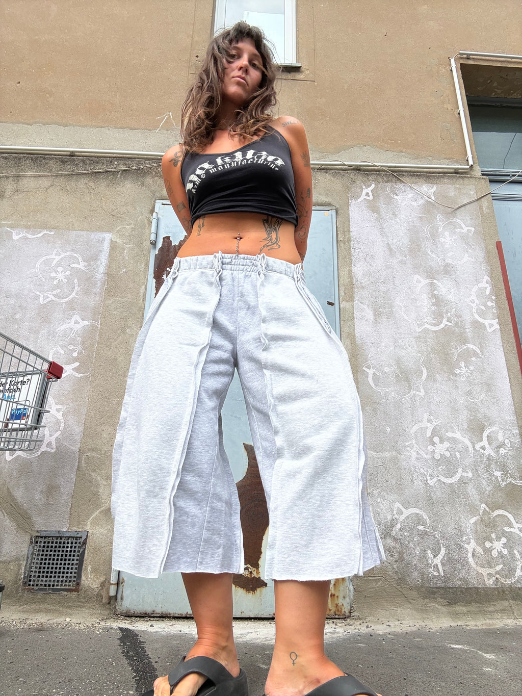 BAGGY GREY SPG SWEATPANT-JORTS