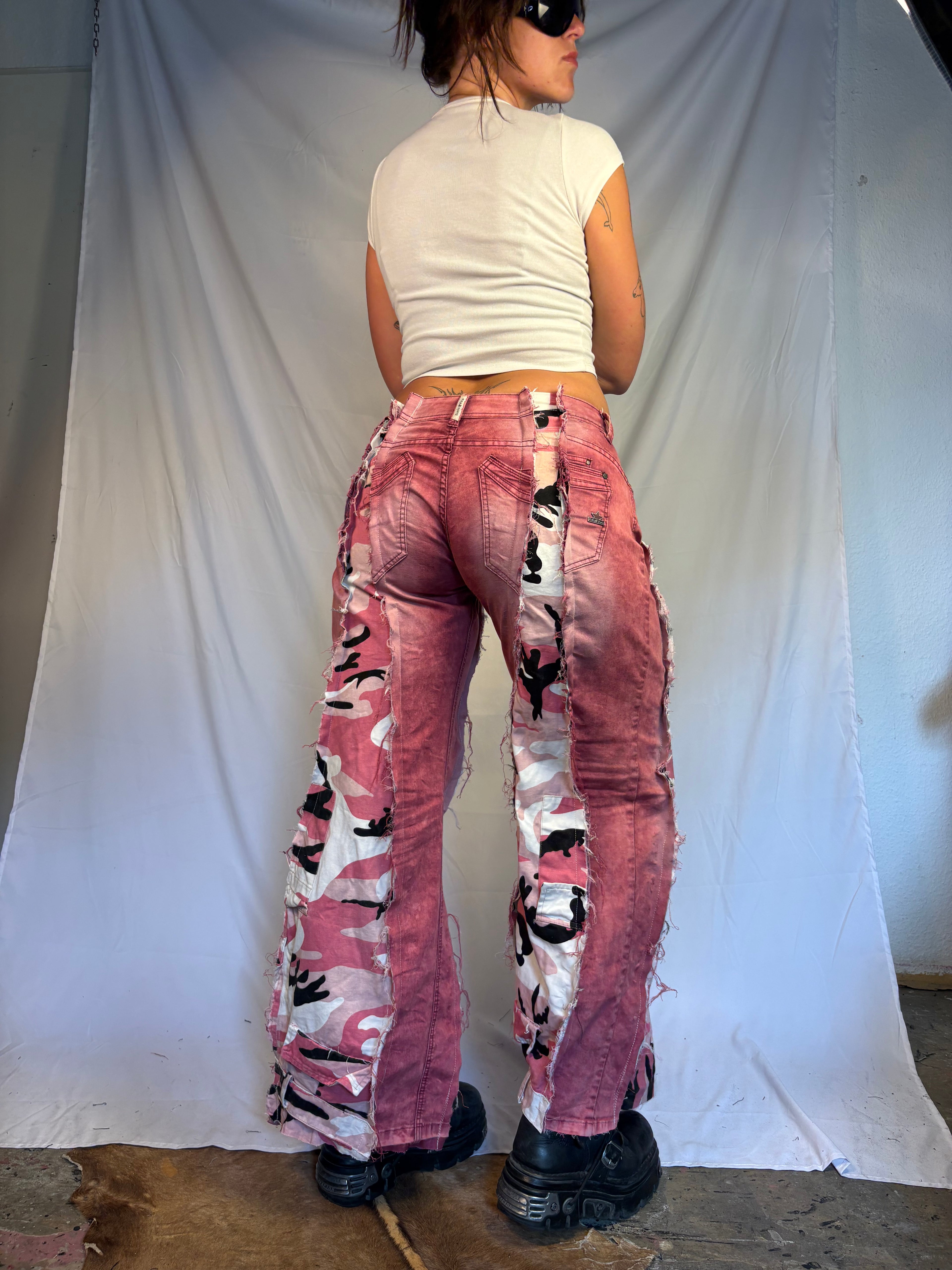 PINK CAMO SPG PANTS