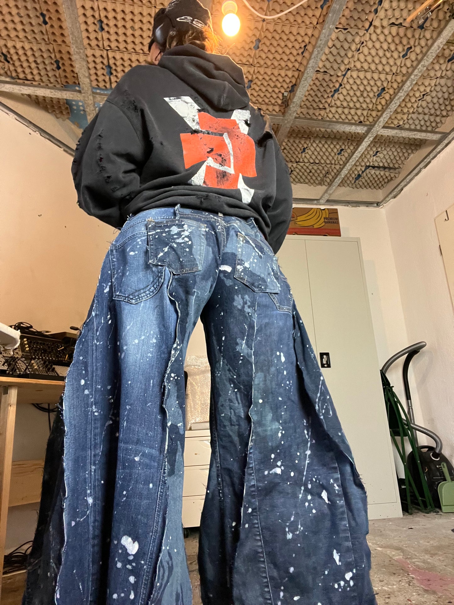 Baggy Dark Denim SPG Pants