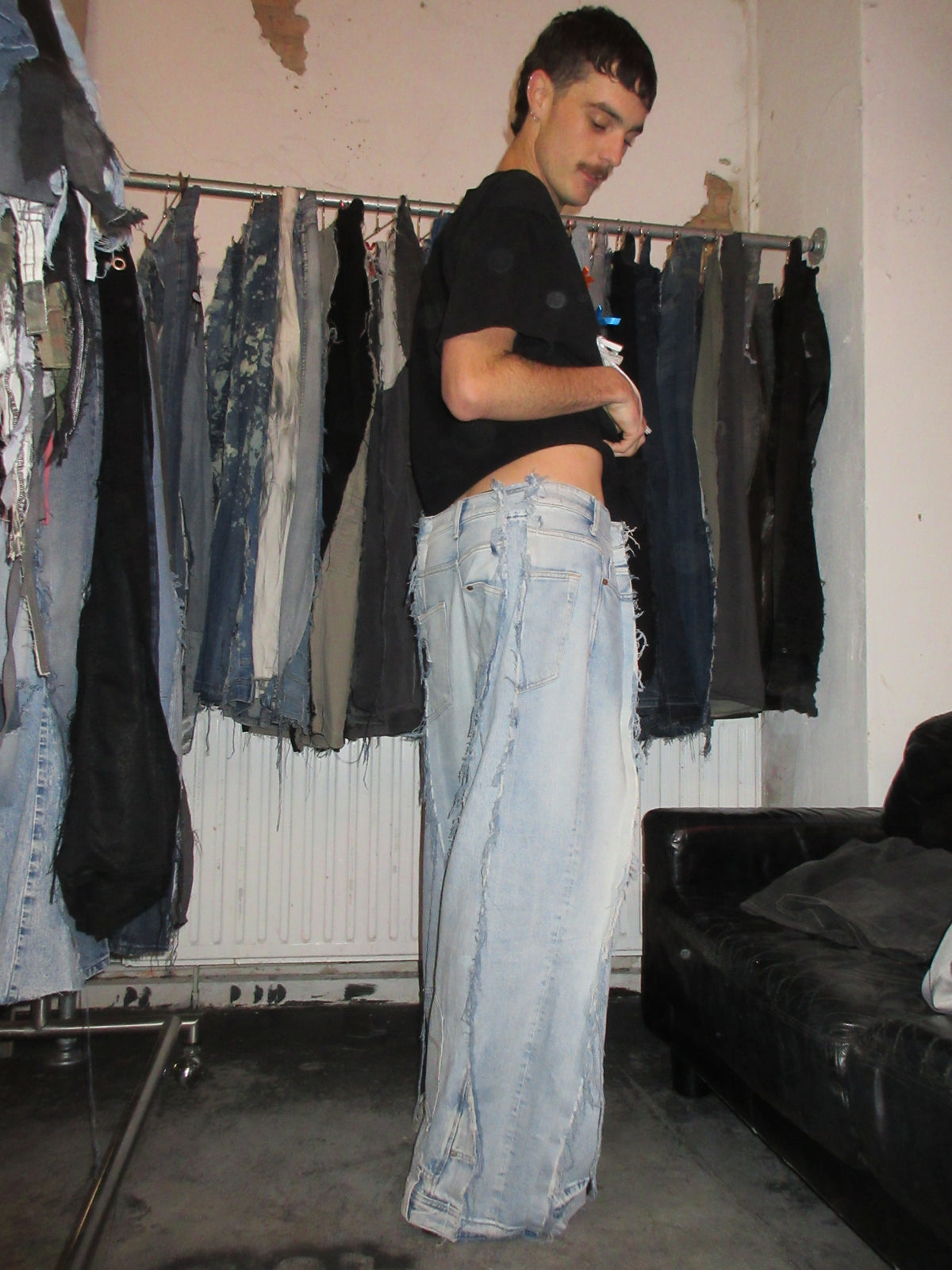 BAGGY CLASSIC LIGHT DENIM SPG PANTS